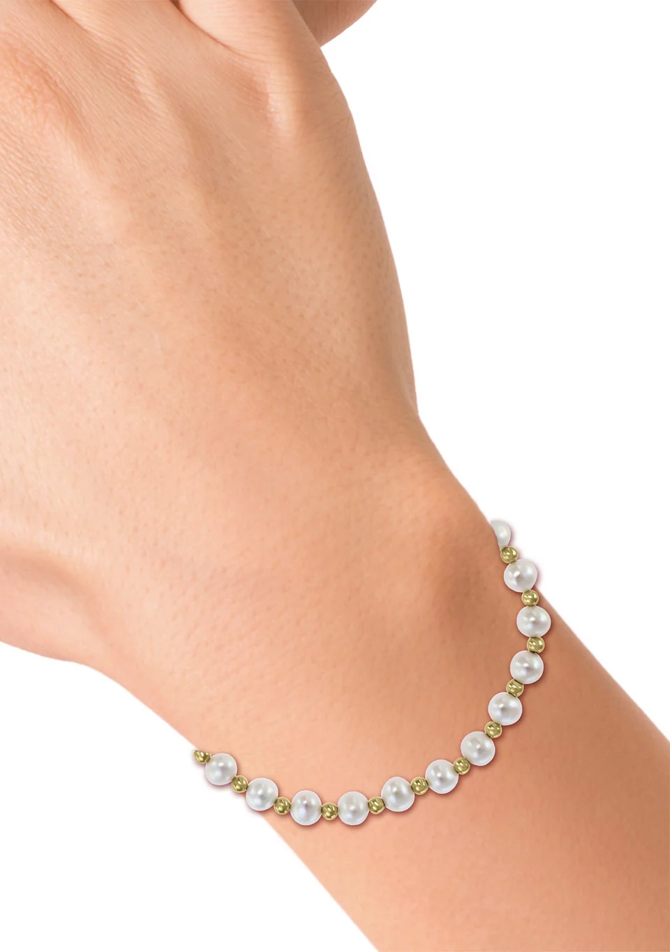 Effy 14K Yellow Gold Cultured Fresh Water Pearl Bracelet - Image 3