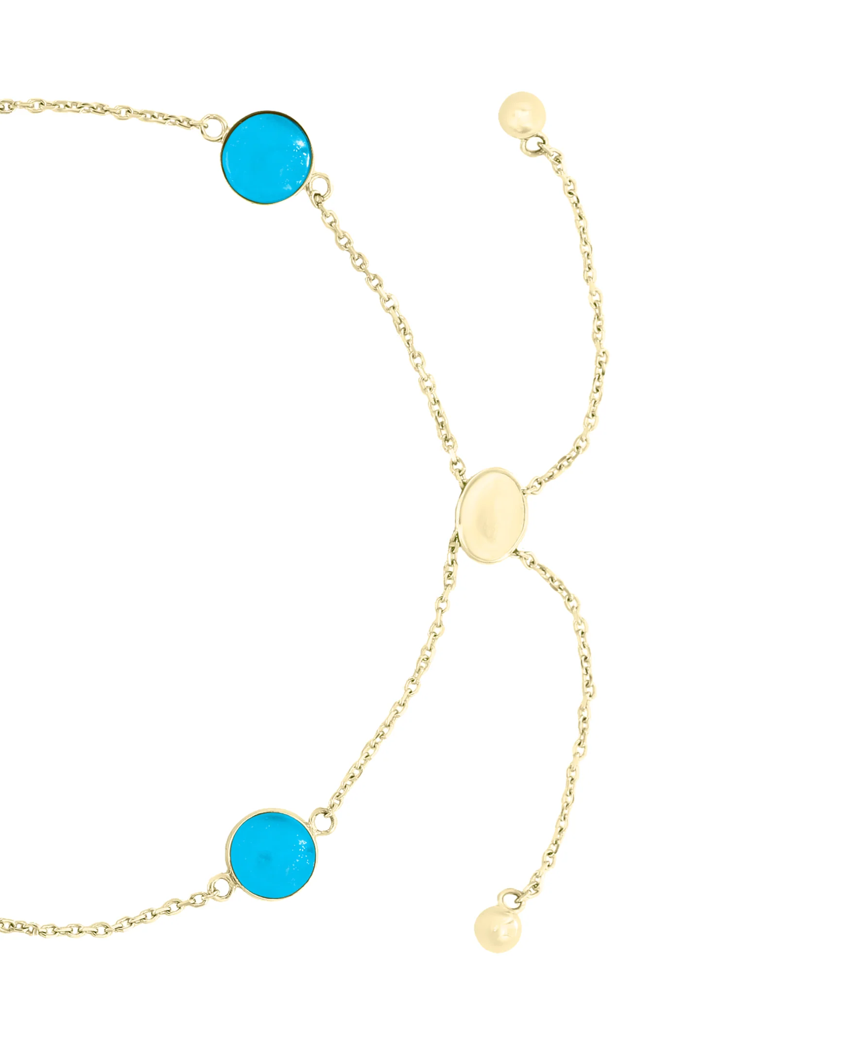Effy 14K Yellow Gold Turquoise Bracelet - Image 2