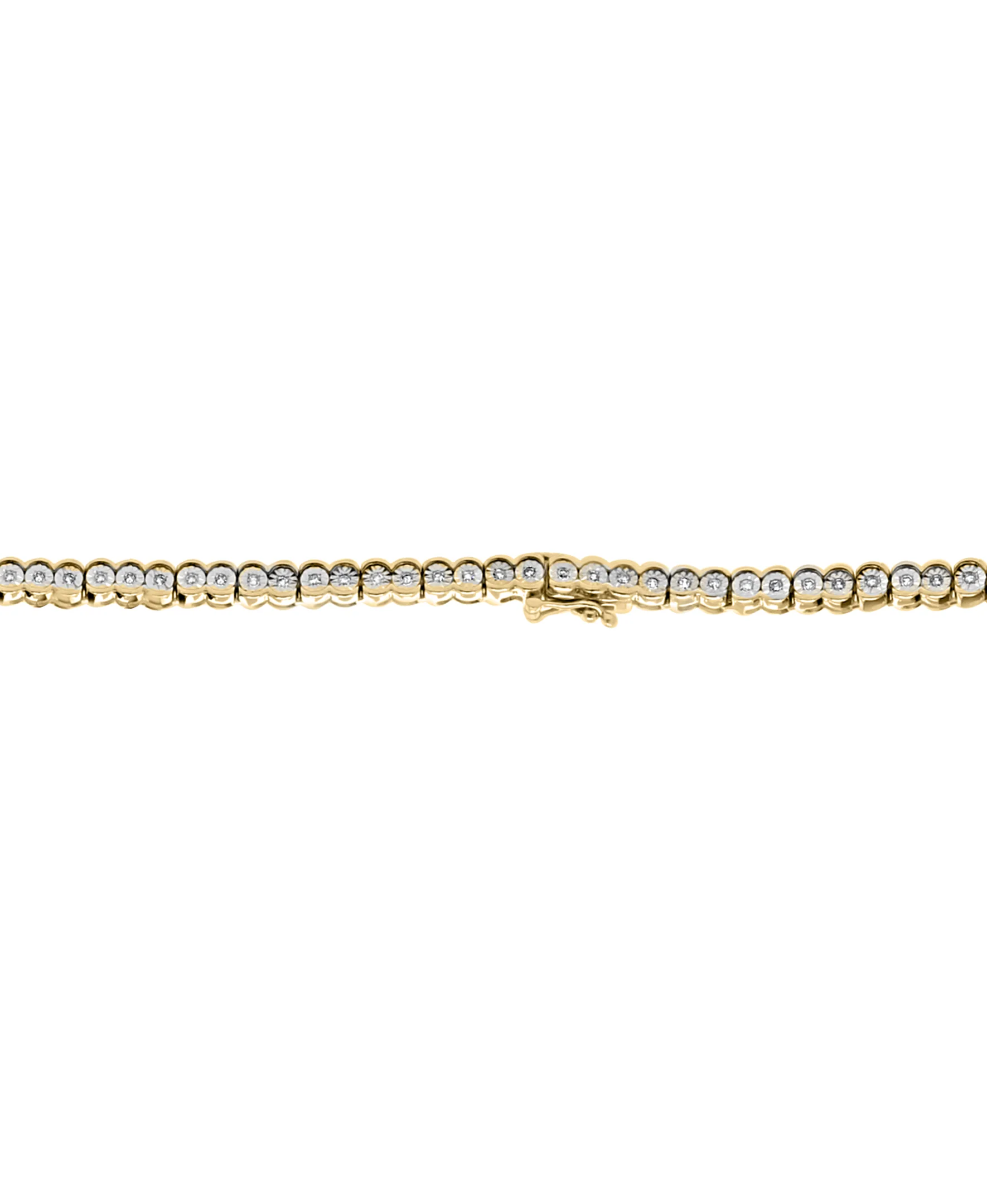 Effy 925 Sterling Silver & 14K Yellow Gold Diamond Necklace - Image 2