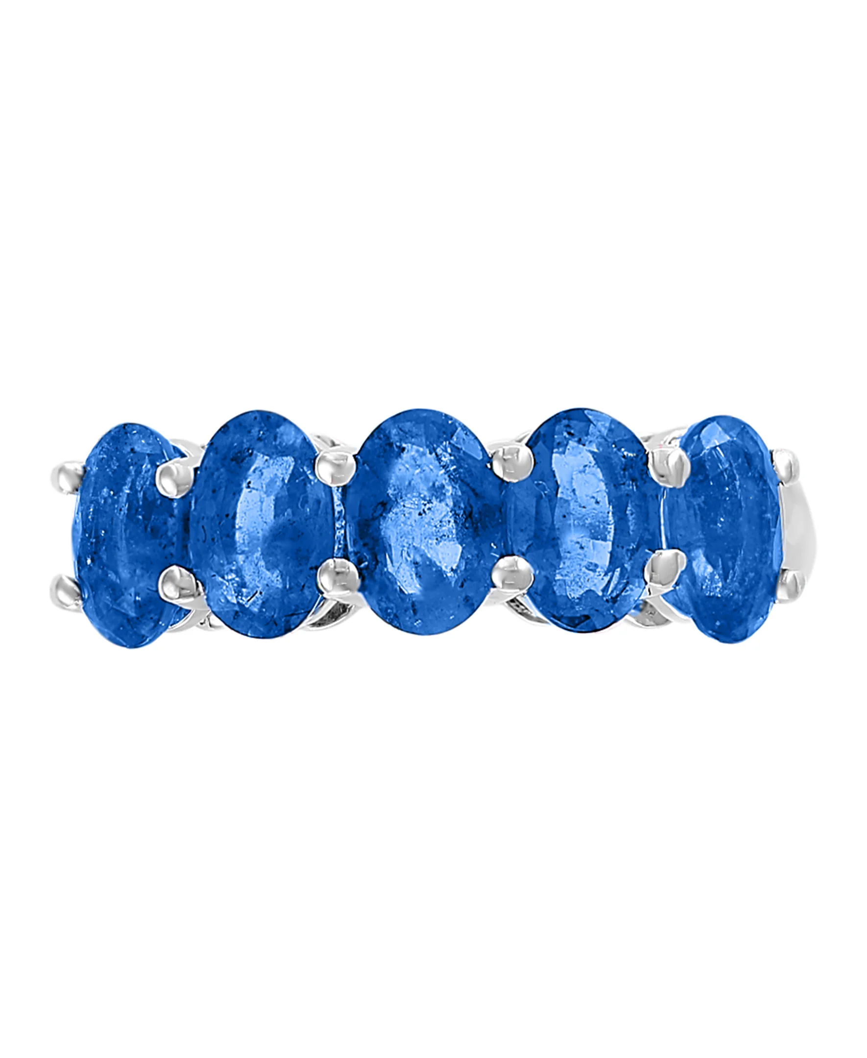 Effy 925 Sterling Silver Natural Sapphire Ring - Size 7