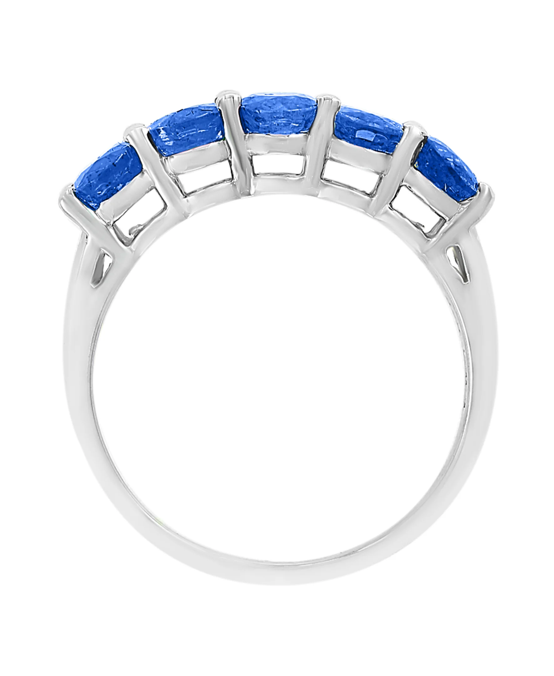 Effy 925 Sterling Silver Natural Sapphire Ring - Size 7 - Image 2
