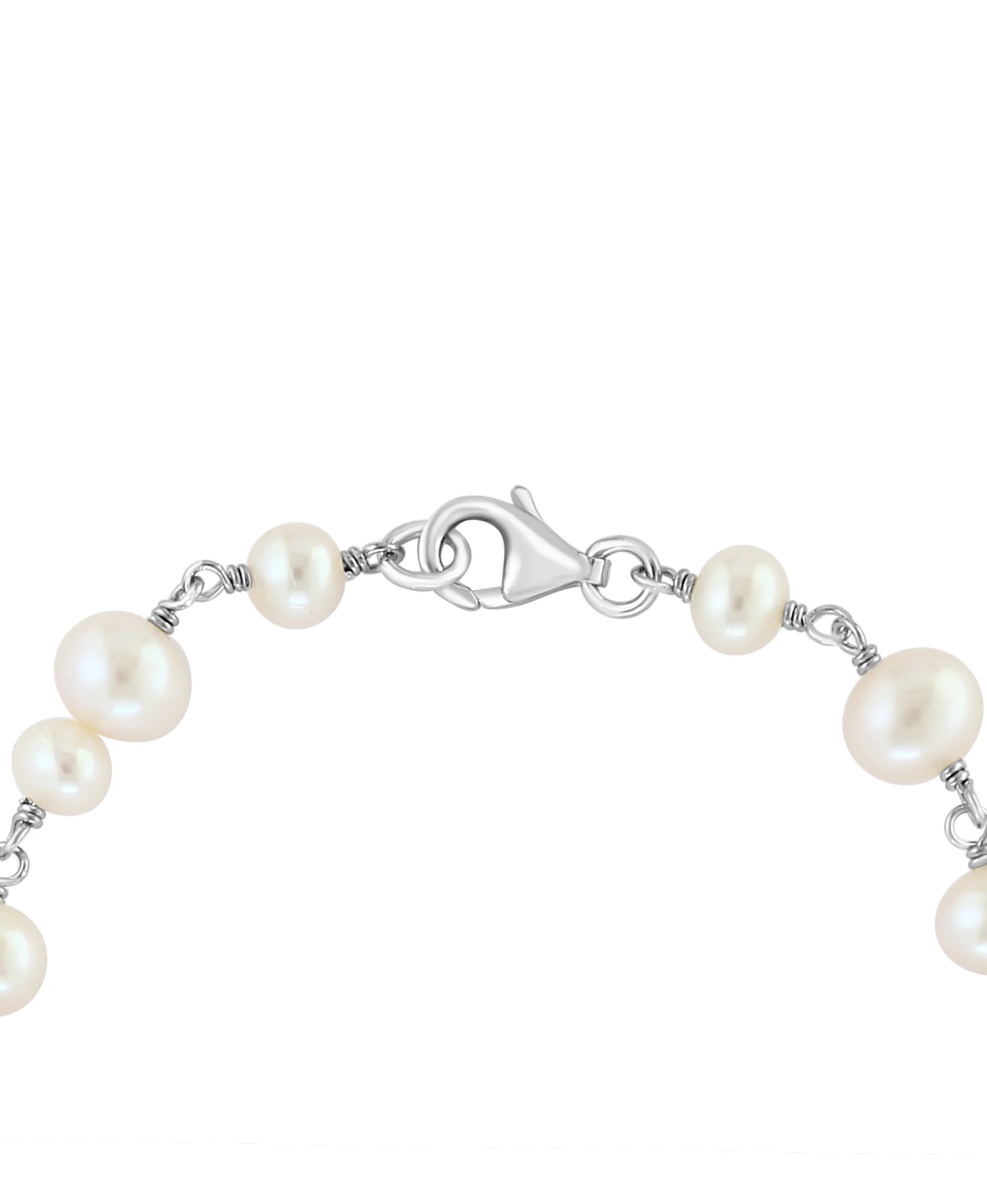 Effy 925 Sterling Silver Fresh Water Pearl Bracelet - Image 2