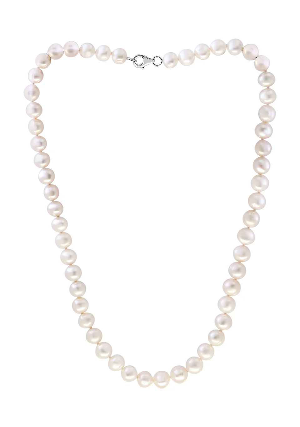 Effy 925 Sterling Silver White Freshwater Pearl Necklace