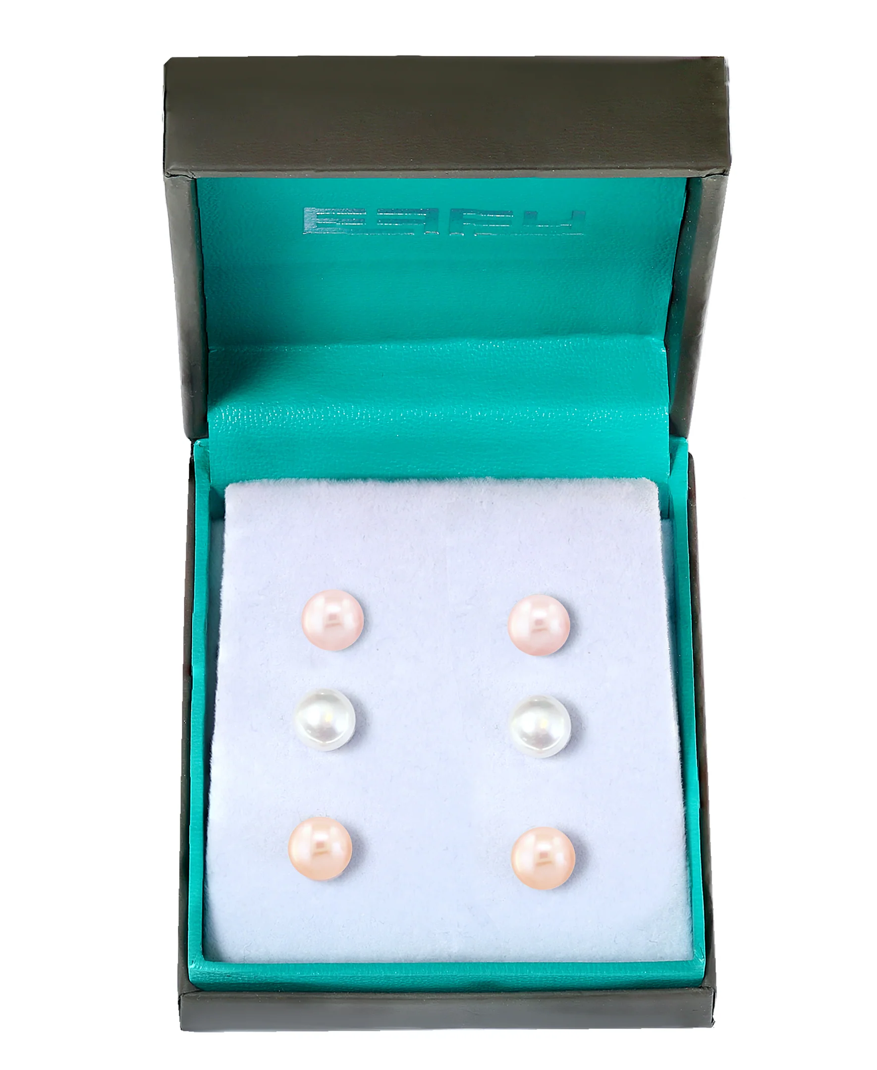 Effy 925 Sterling Silver Pink & Peach Fresh Water Pearl Stud Earrings