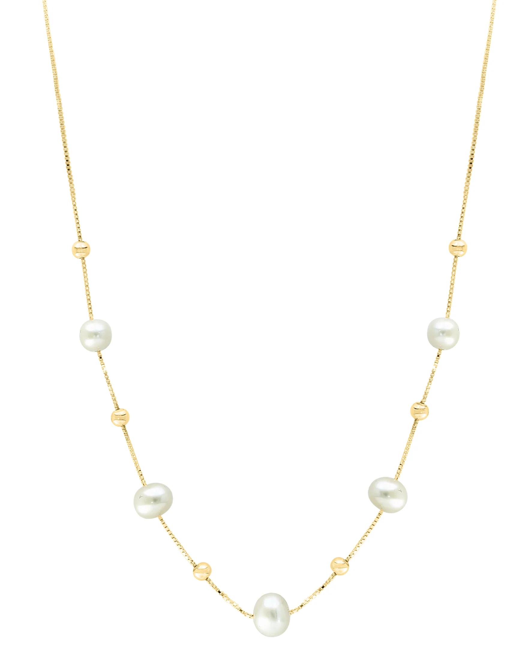 Effy 925 Sterling Silver Fresh Water Pearl Necklace