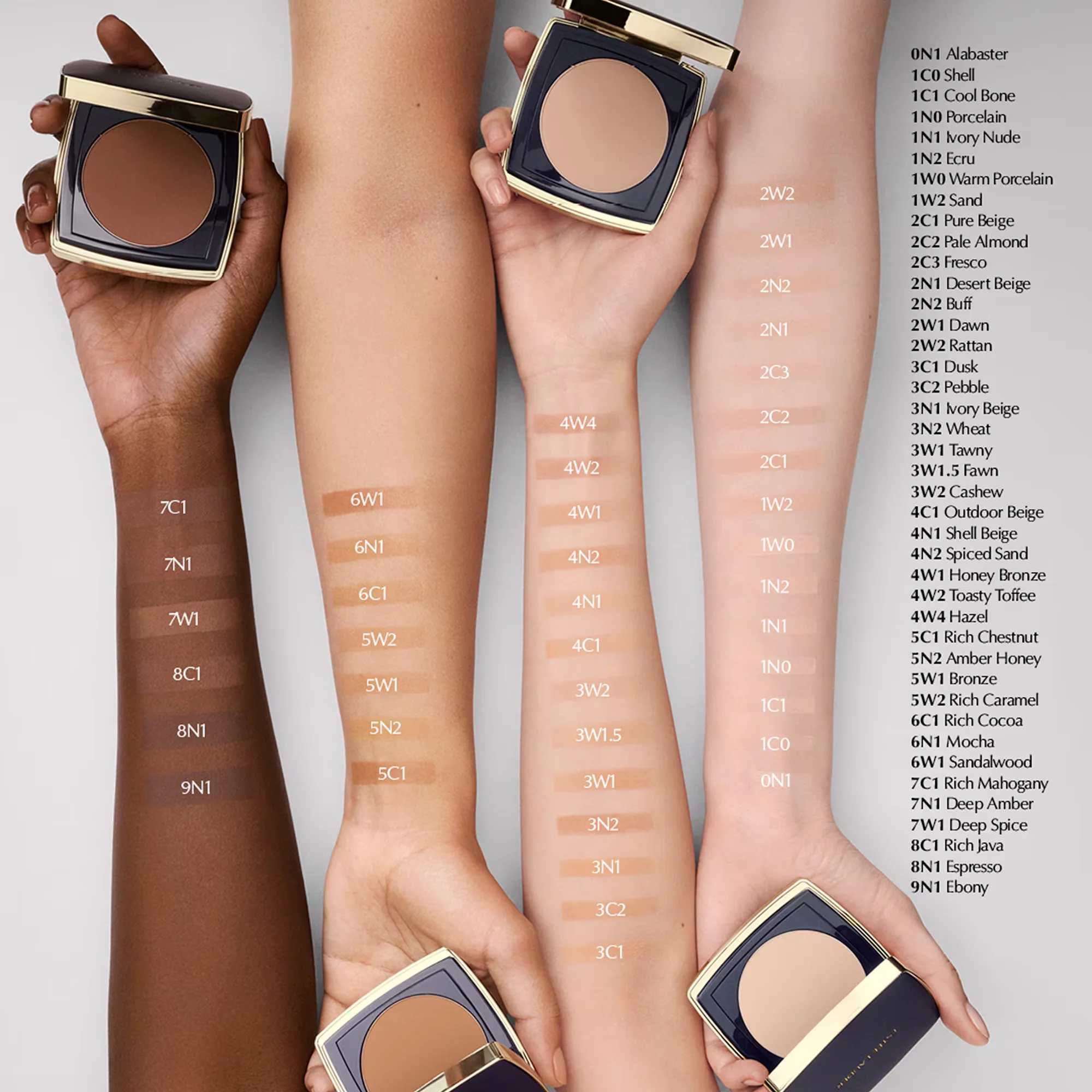 Estée Lauder Double Wear Stay-In-Place Matte Powder Foundation - Pure Beige - Image 3