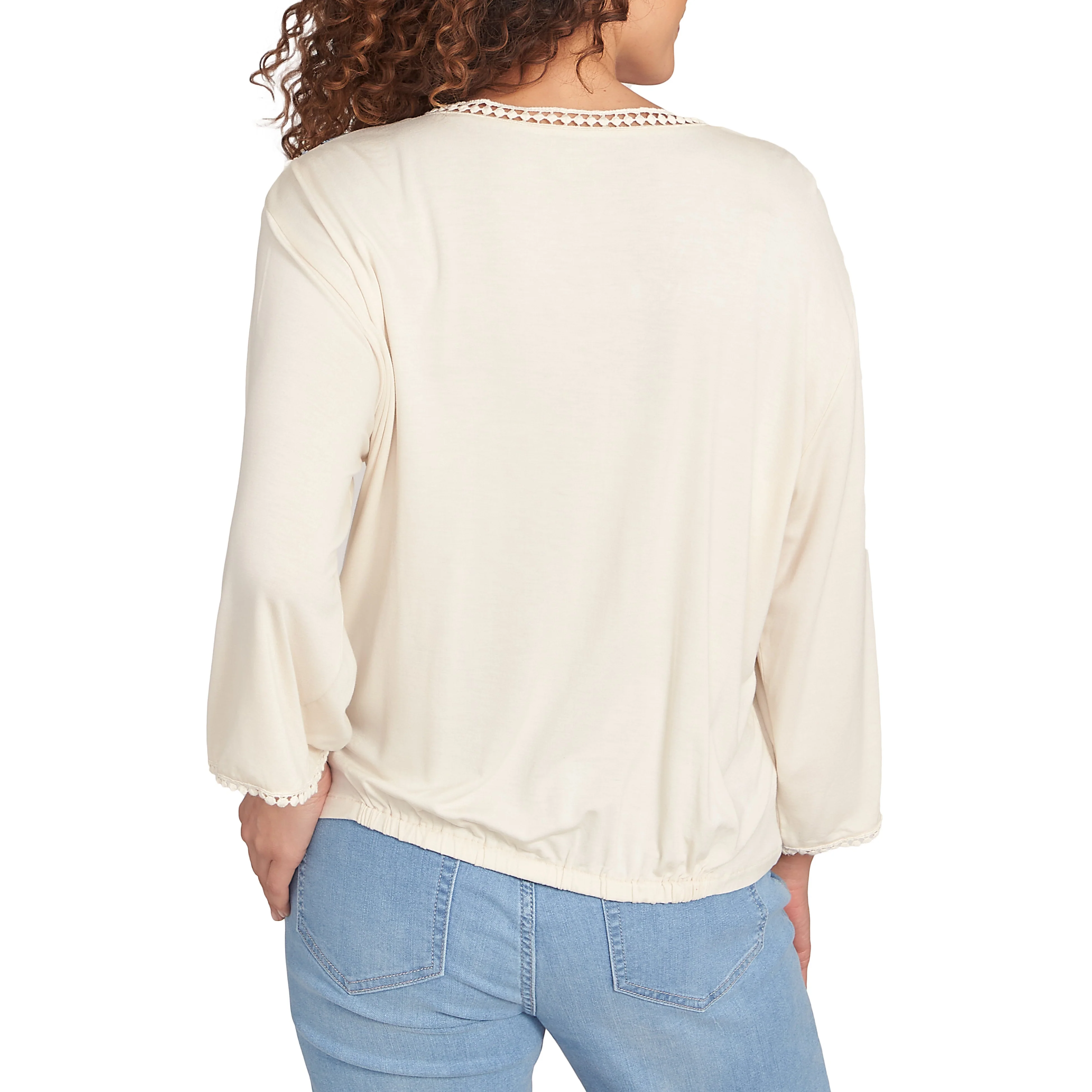 Skye's The Limit Womens Embroidered Long Sleeve Top - Image 3