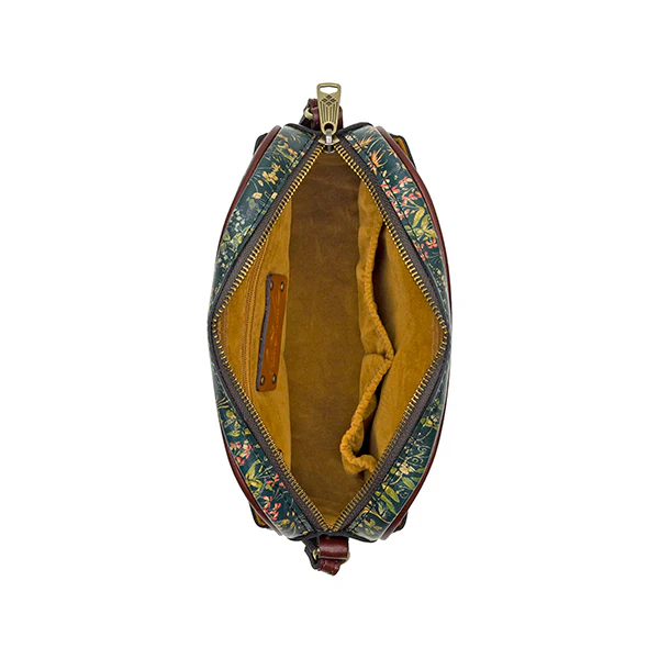 Patricia Nash Elexis Vintage Distressed Leather Crossbody Handbag - Image 4