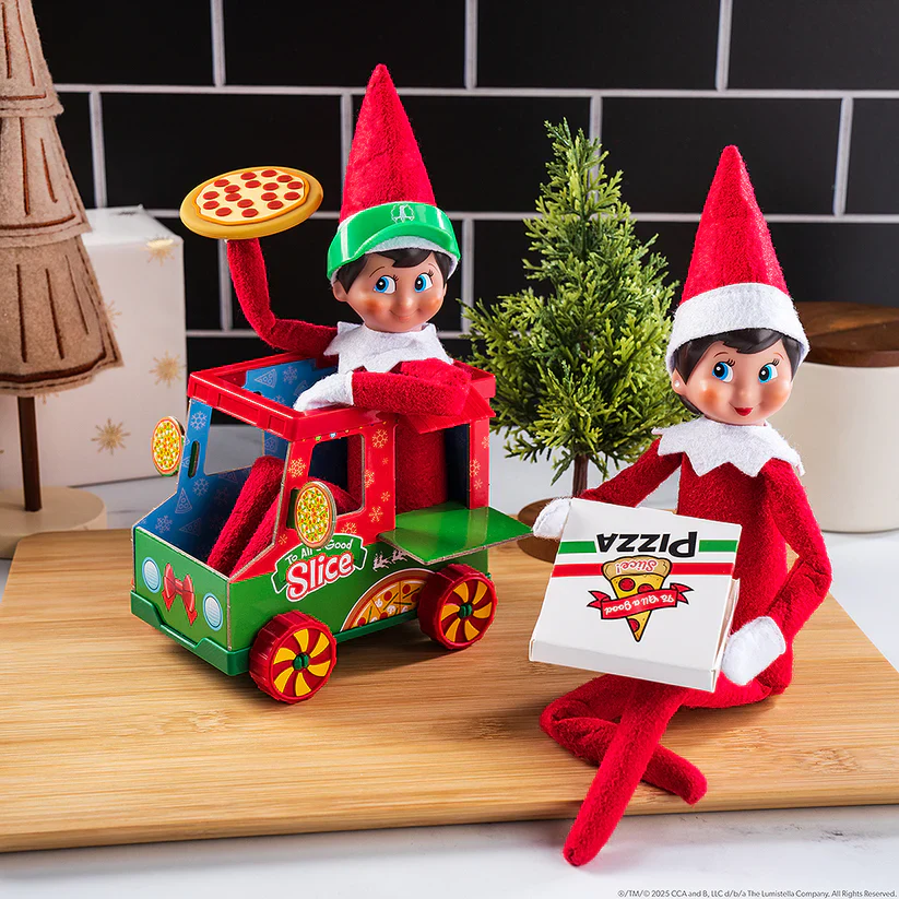The Elf on the Shelf Polar Props Polar Pizza Truck - Image 2