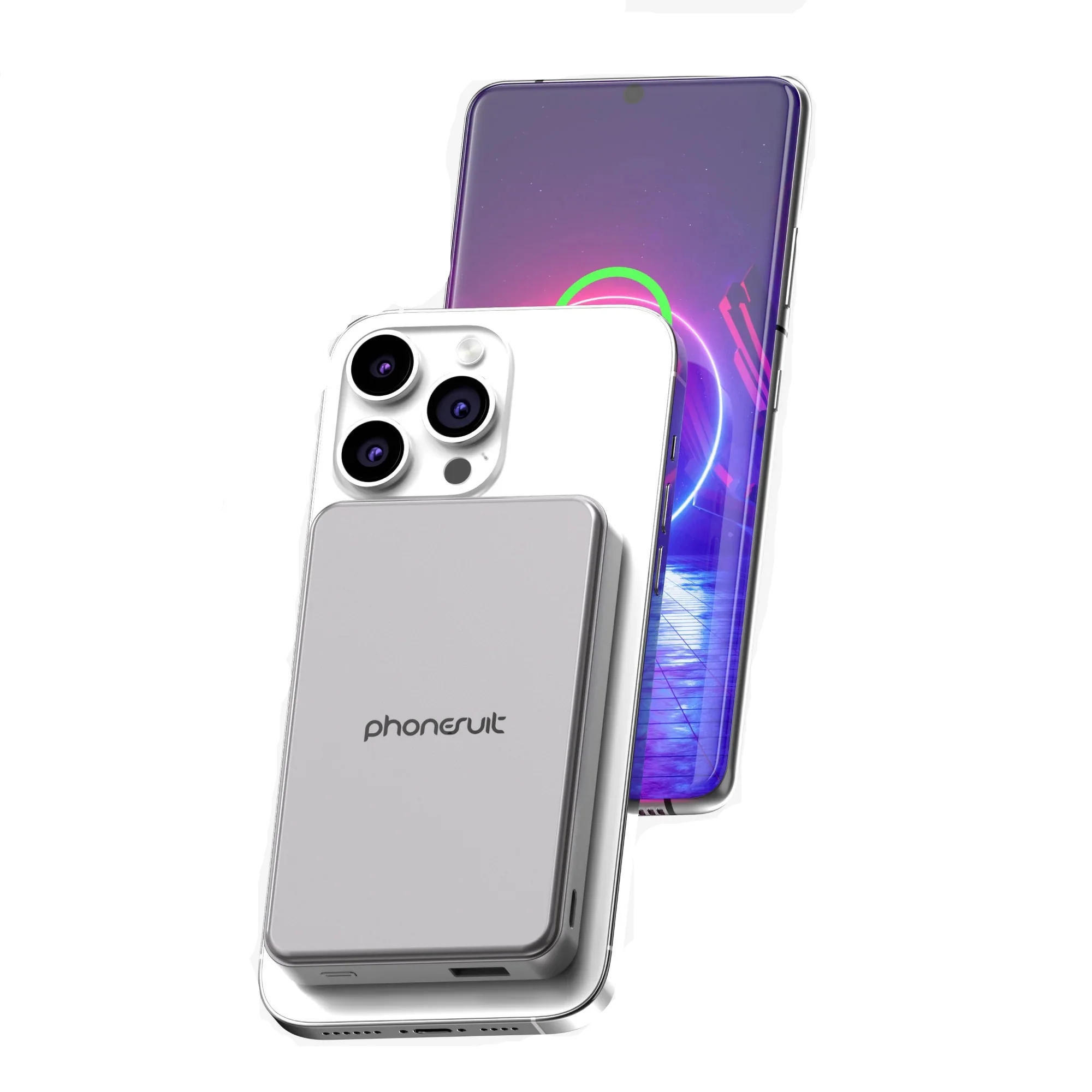 Phonesuit Elite Mag Qi2 - MagSafe & Qi2 Wireless Battery Pack & Portable Pocket Charger