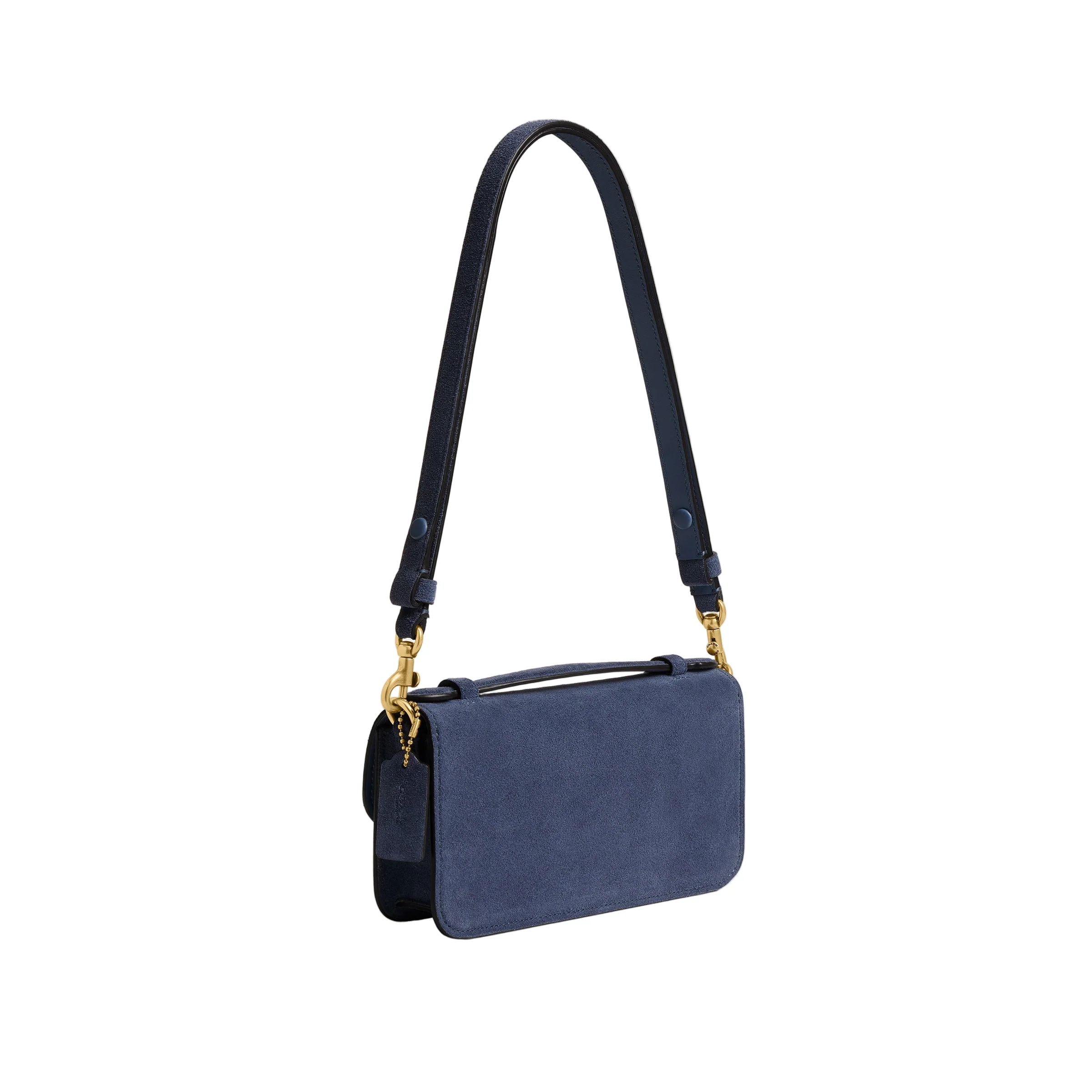 Coach Elora Top Handle Suede Crossbody Handbag - Image 2