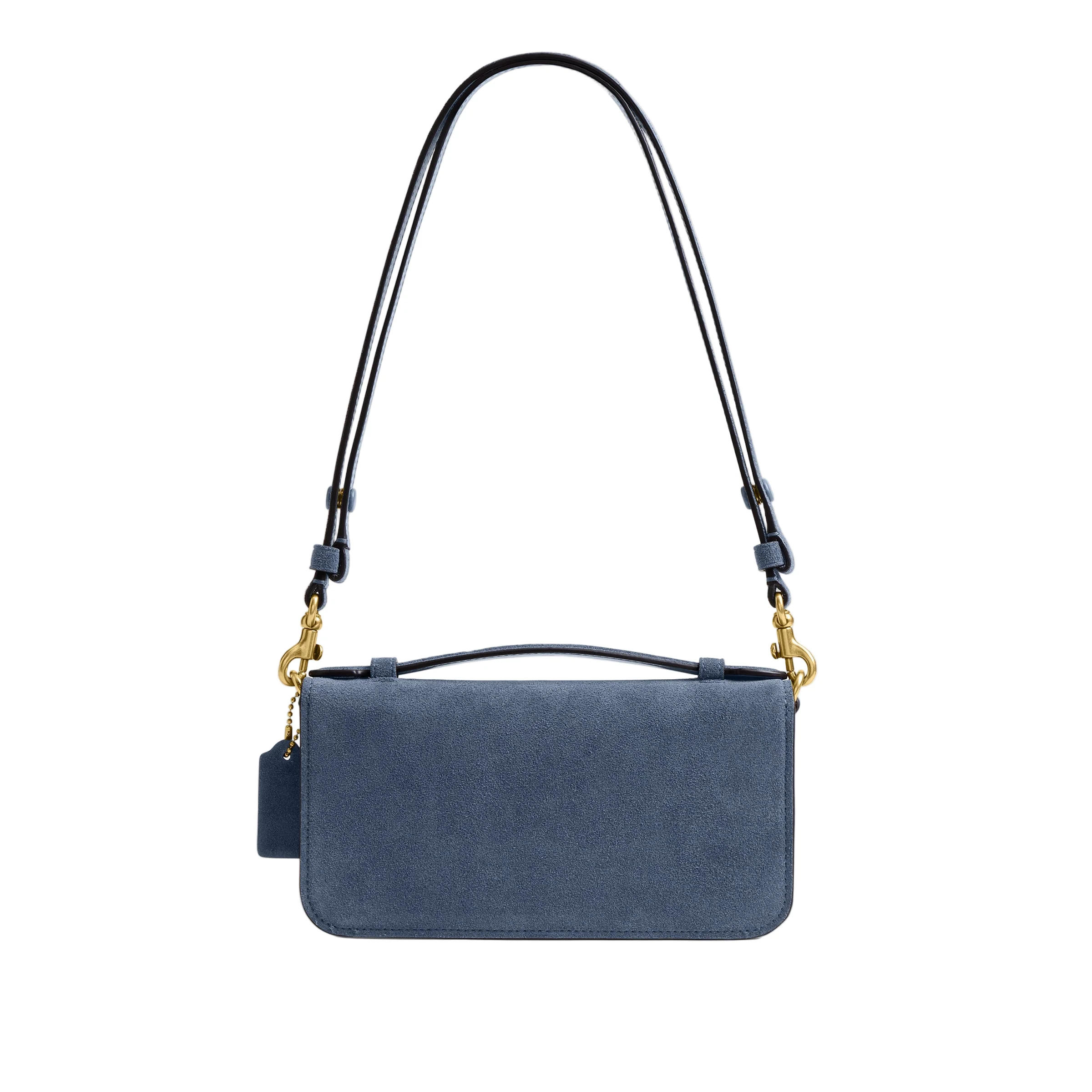 Coach Elora Top Handle Suede Crossbody Handbag - Image 3