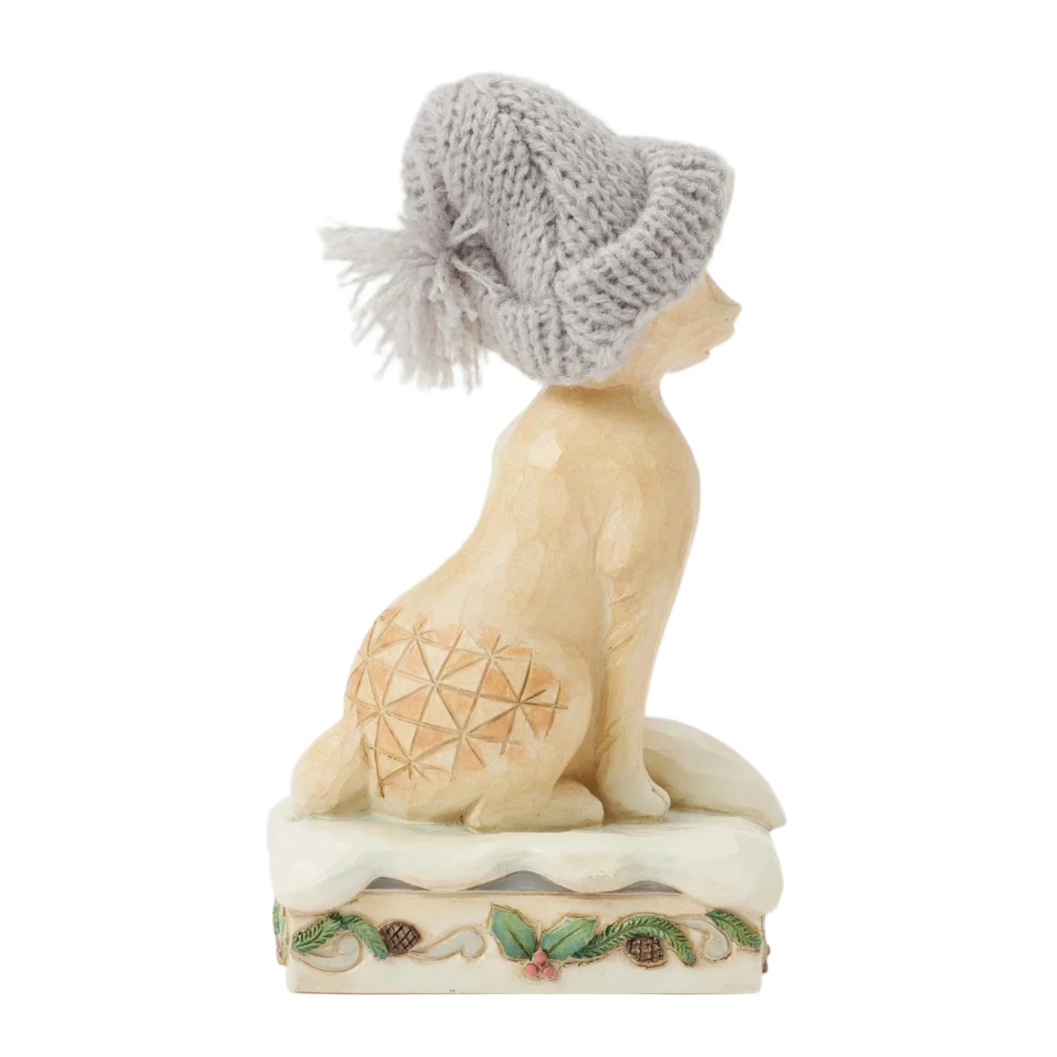 Enesco Jim Shore Heartwood Creek Woodland Fox with Knit Hat Figurine - Image 3