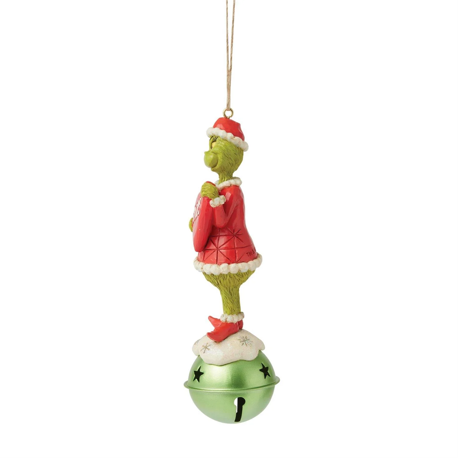 Enesco Jim Shore Dr. Seuss Grinch On Bell 2025 Ornament - Image 4