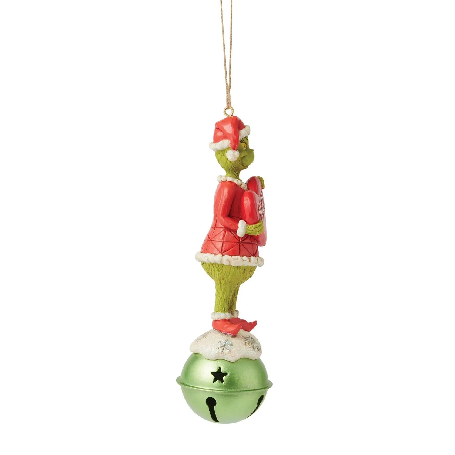 Enesco Jim Shore Dr. Seuss Grinch On Bell 2025 Ornament - Image 6