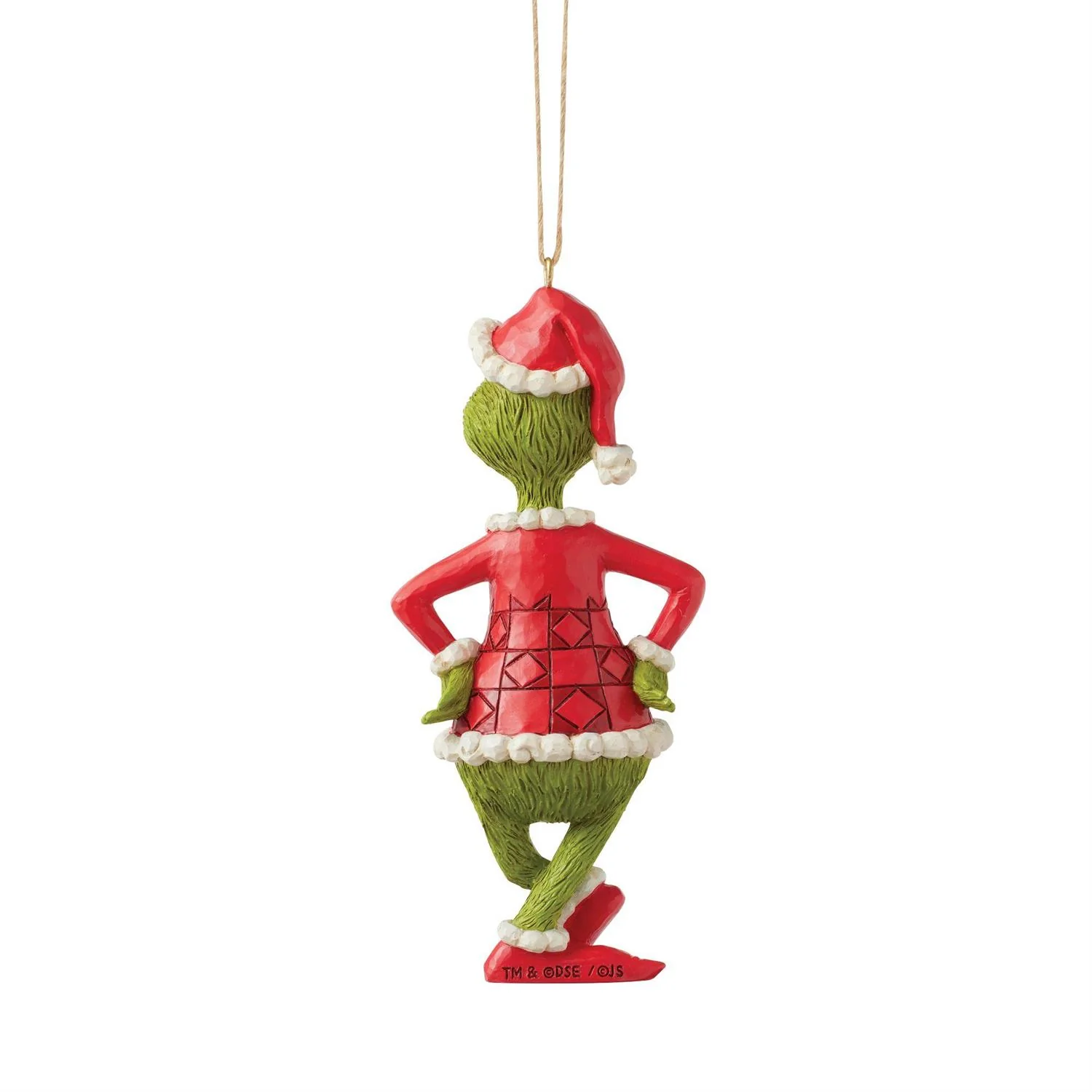 Enesco Jim Shore Dr. Seuss Grinch with Hands on Hips Ornament - Image 3
