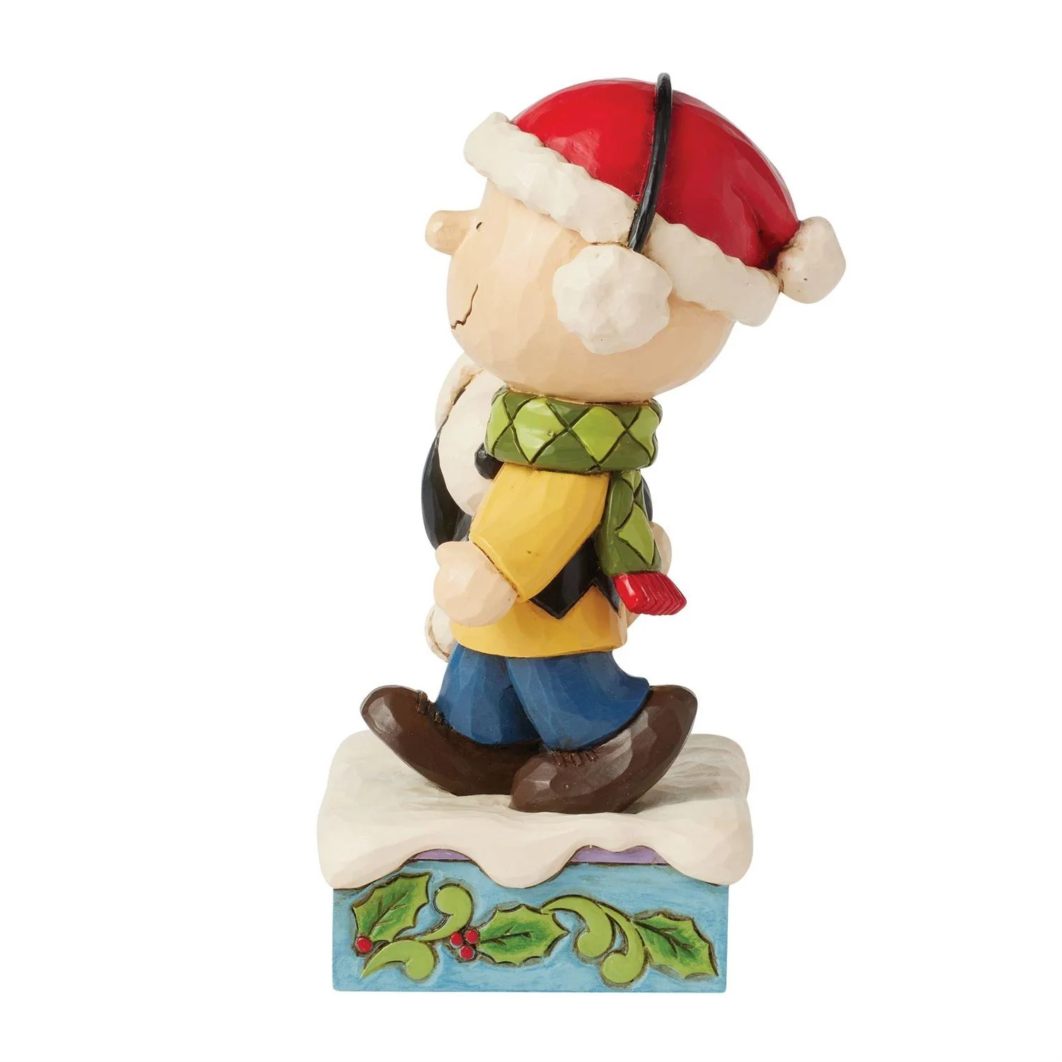 Enesco Peanuts by Jim Shore Charlie & Snoopy Wearing Scarf Figurine - Image 4