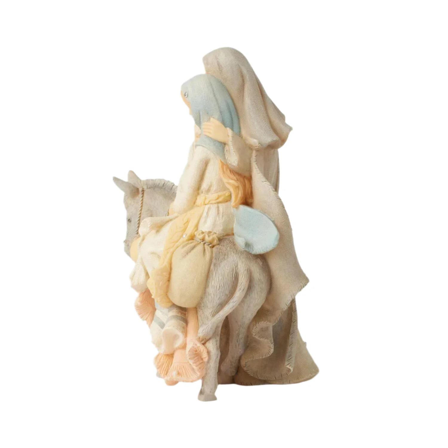 Enesco Foundations Holy Family with Donkey Figurine - Image 2