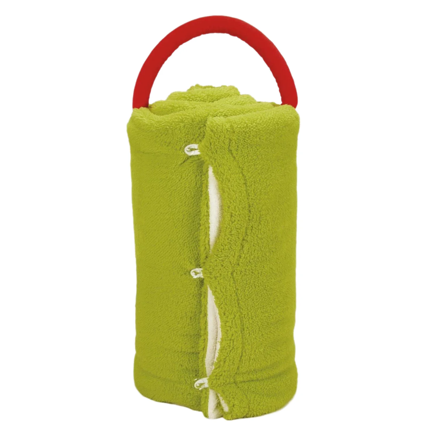 Enesco Snowpinion Angry Santa Grinch SnowThrow Blanket - Image 3