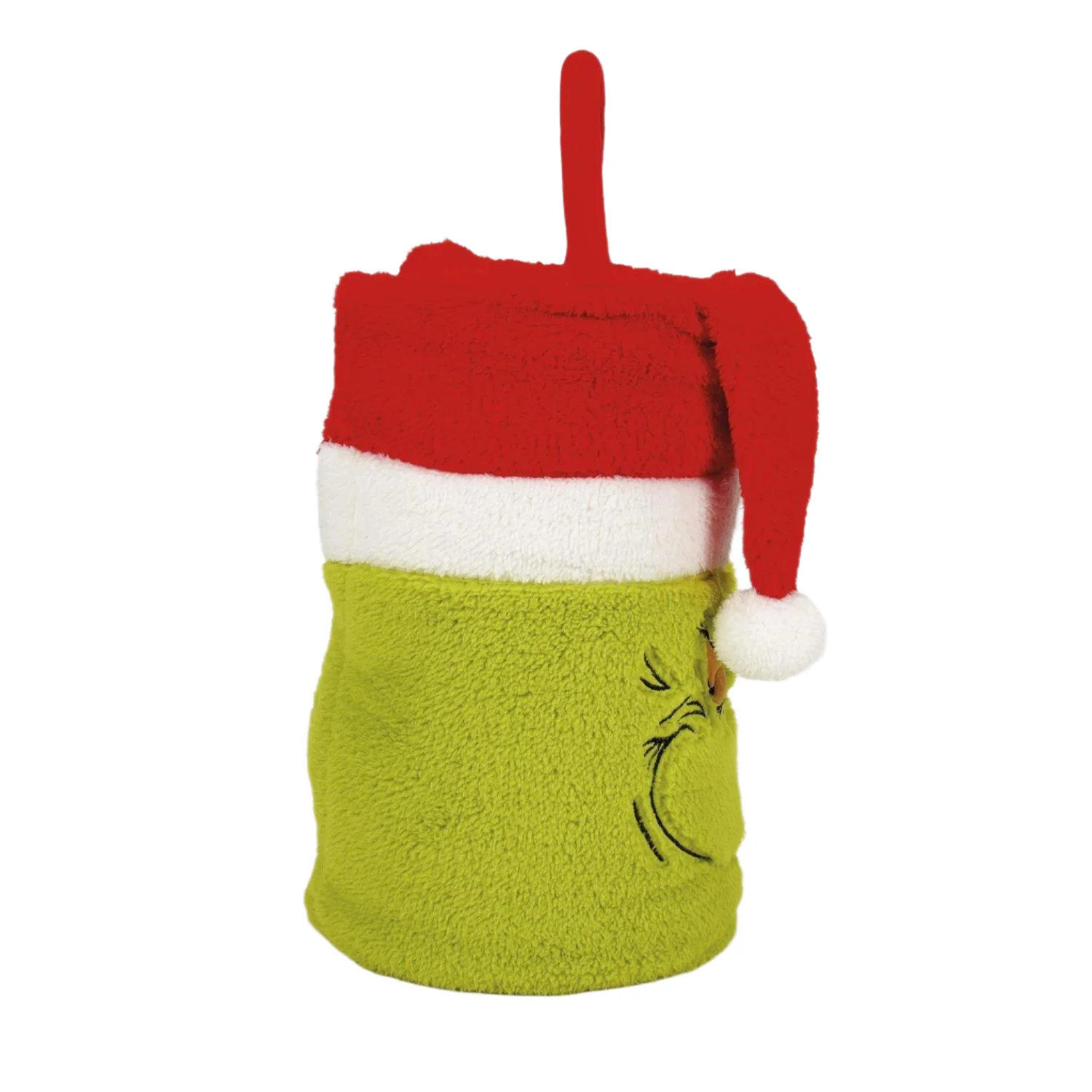 Enesco Snowpinion Santa Grinch SnowThrow Blanket - Image 4