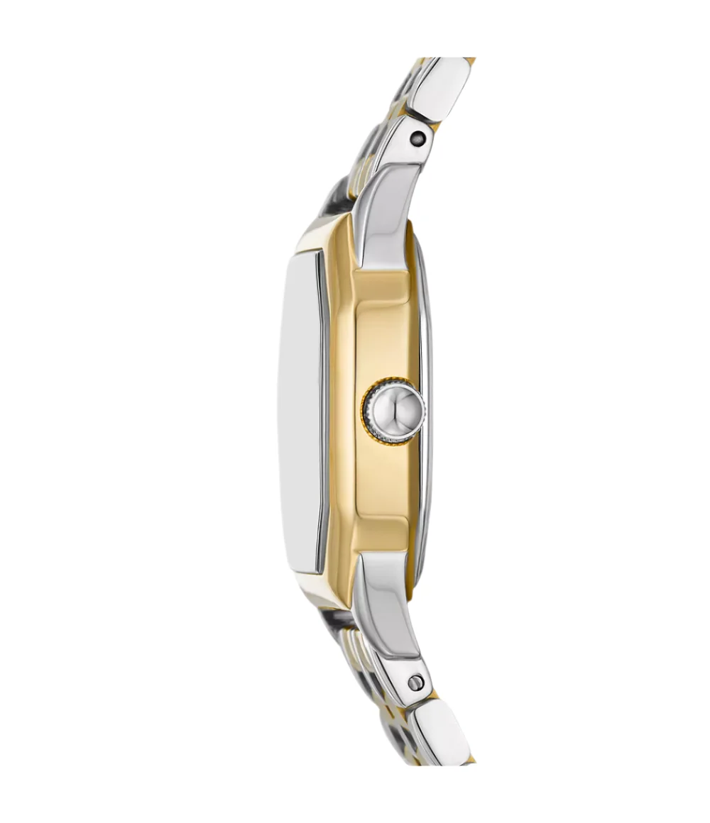 Fossil Womens Harlow Three-Hand Two-Tone Stainless Steel Watch - Image 3