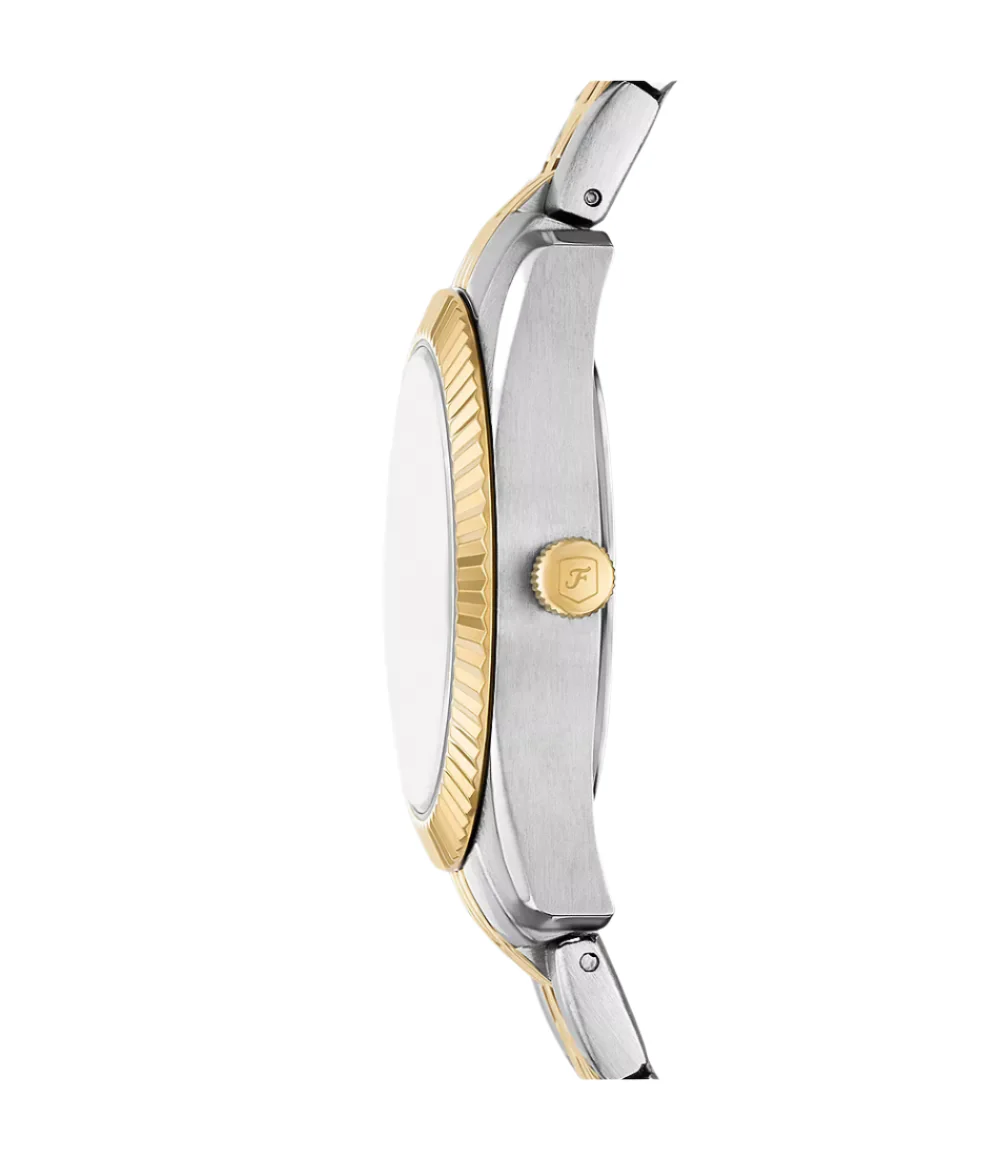 Fossil Scarlette Three-Hand Date Two-Tone Stainless Steel Watch - Image 3