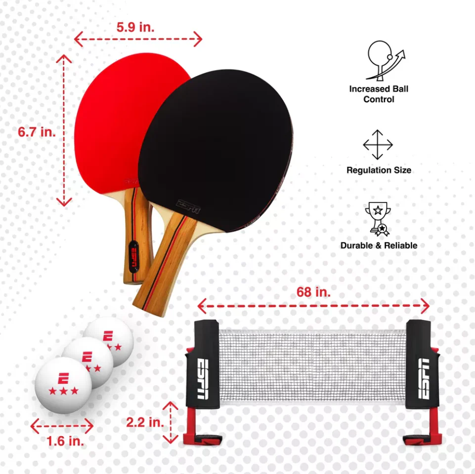 ESPN Portable Ping Pong Set - Image 4