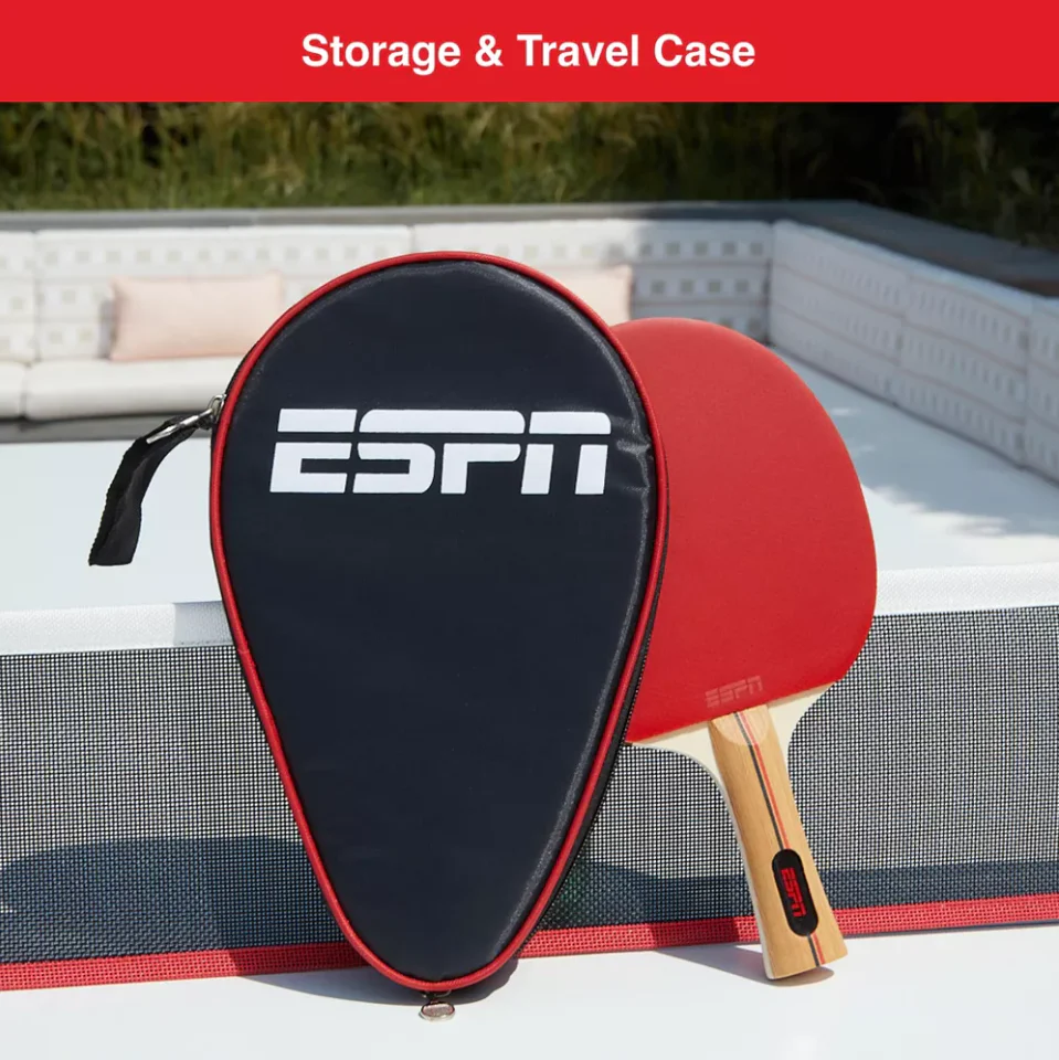 ESPN High Performance Ping Pong Paddle with Travel Case - Image 4