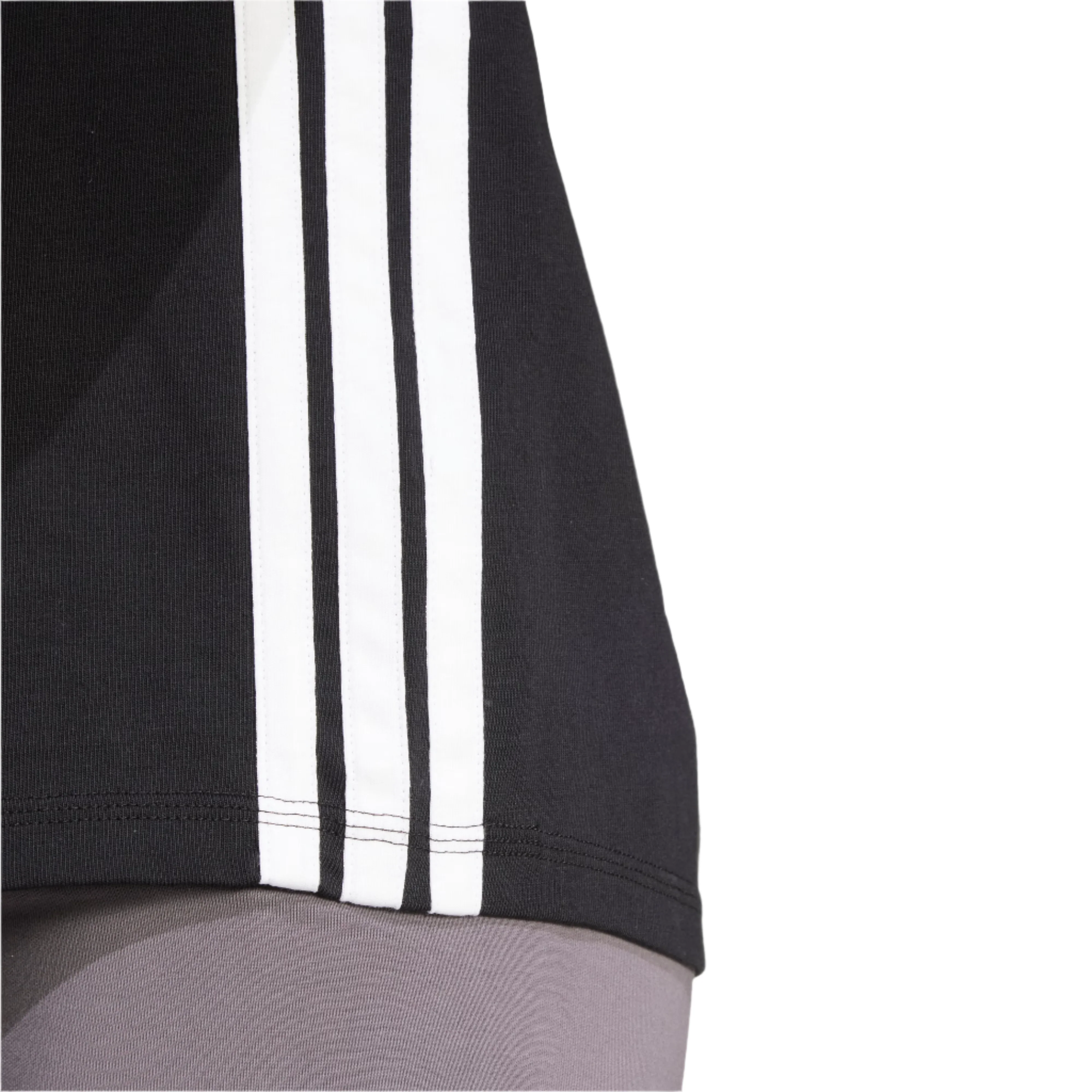 adidas Womens Essentials 3 Stripes Cotton Short Sleeve T-Shirt - Image 4