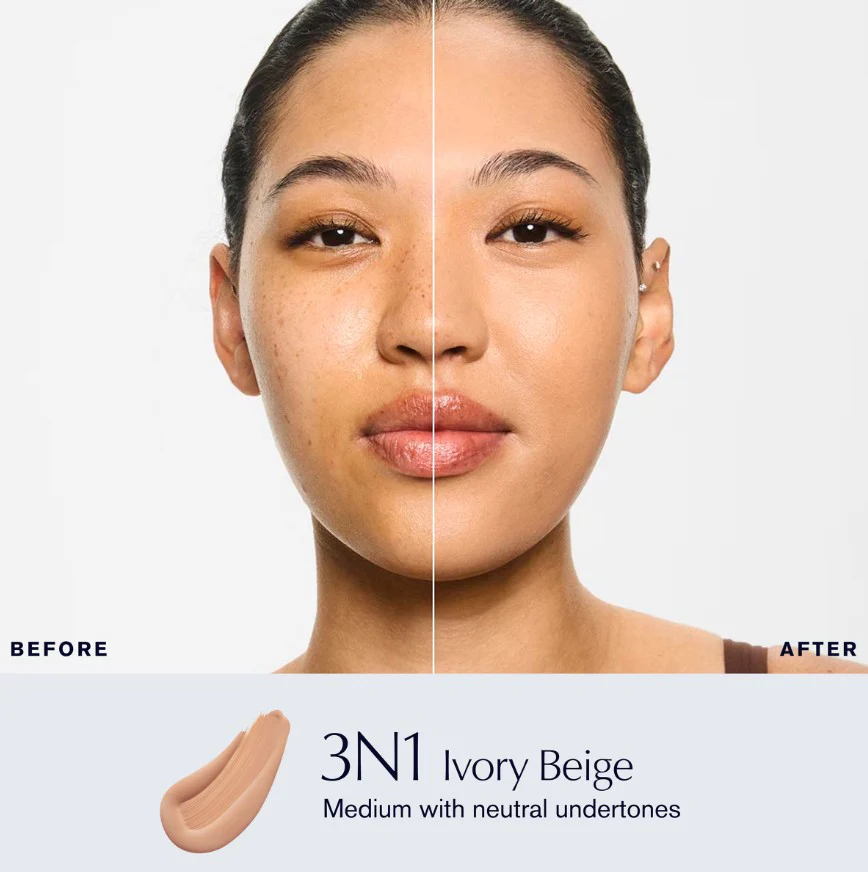 Estee Lauder Double Wear Stay-in-Place Longwear Matte Foundation - 3N1 Ivory Beige - Image 3