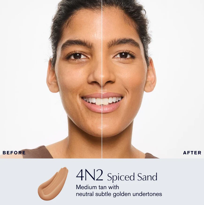 Estee Lauder Double Wear Stay-in-Place Longwear Matte Foundation - 4N2 Spiced Sand - Image 3