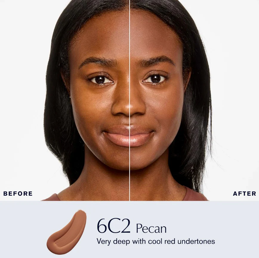 Estee Lauder Double Wear Stay-in-Place Longwear Matte Foundation - 6C2 Pecan - Image 3