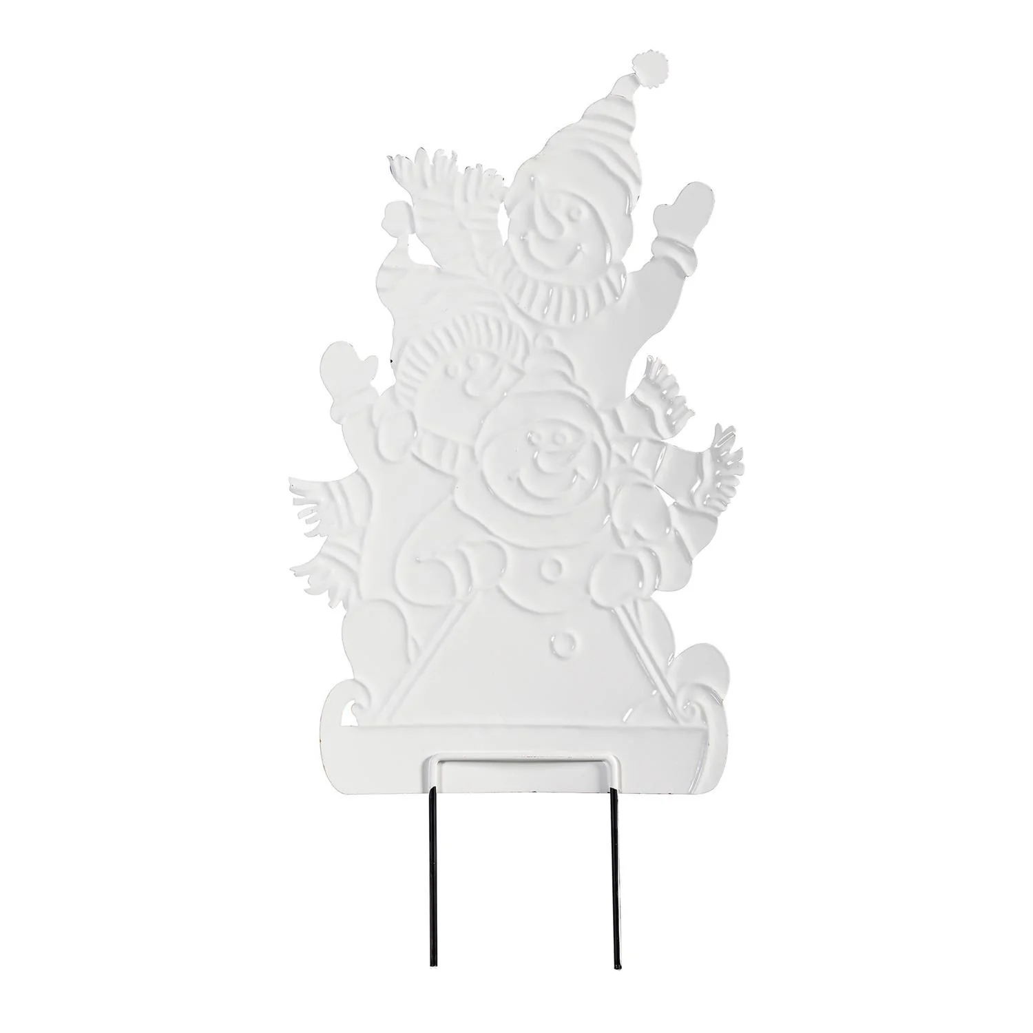 Evergreen Christmas Vacation Festive Friends Metal Garden Stake - Image 5