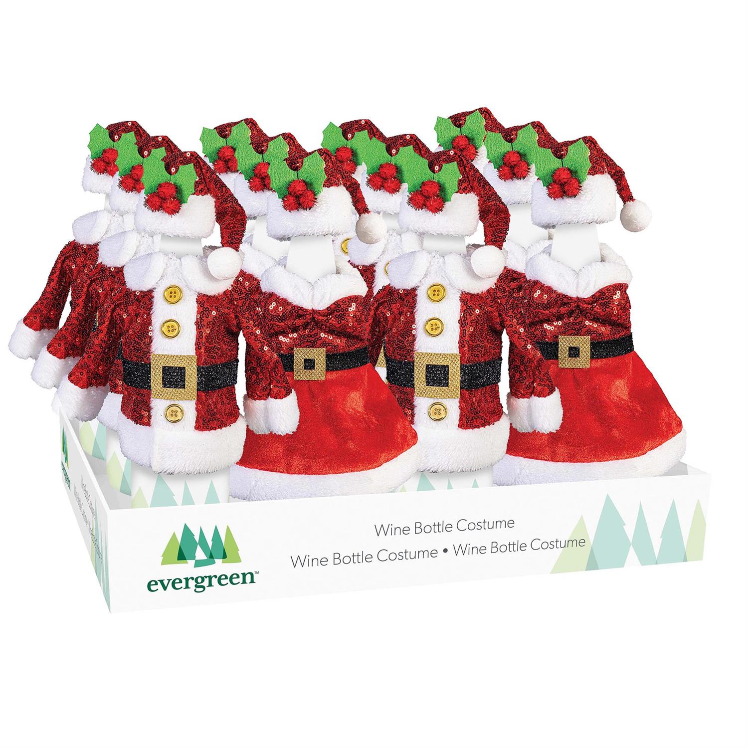 Evergreen Joyful Traditions Christmas Wine Bottle Costume - Image 4