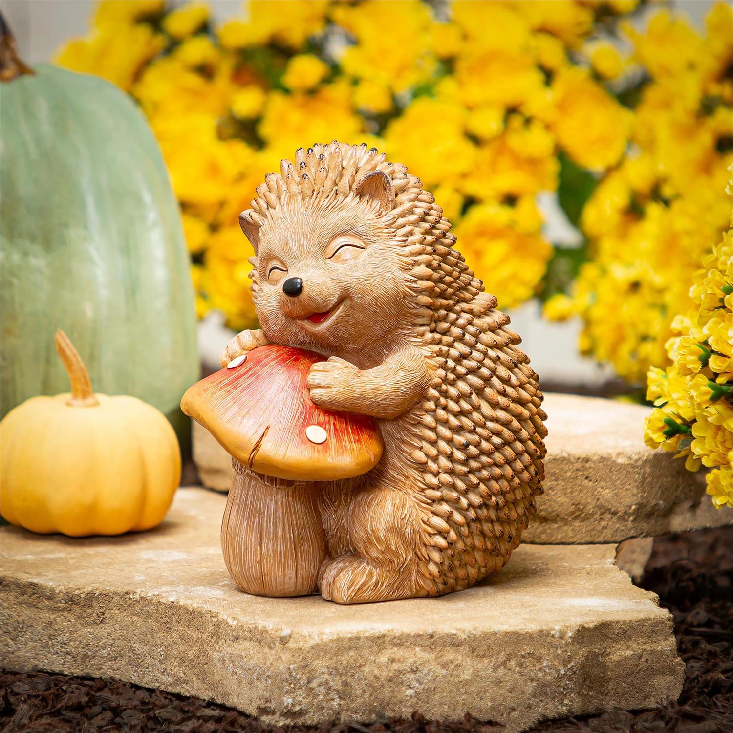 Evergreen Sleepy Hedgehog Statue - Image 3