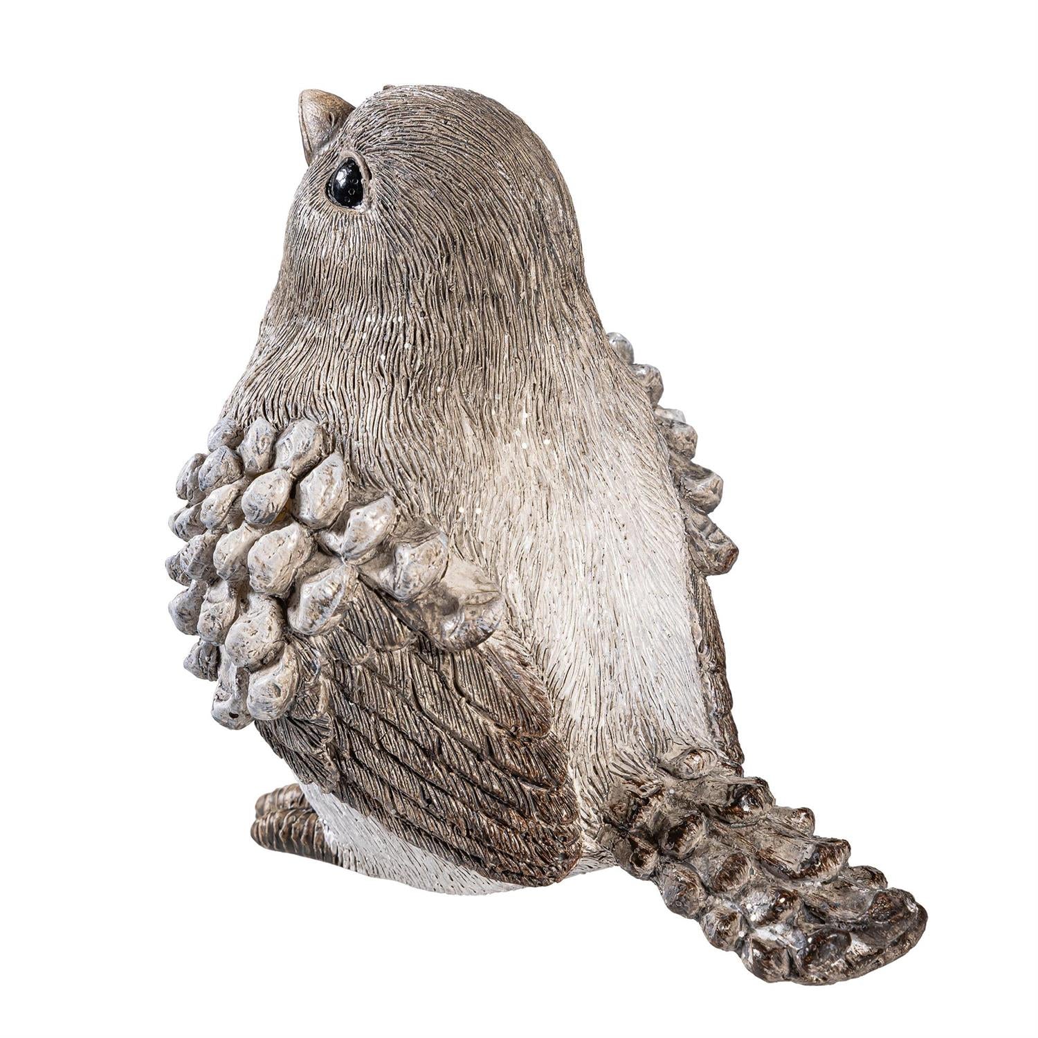 Evergreen Woodland Storybook Winter Bird Resin Table Decor - Set of 2 - Image 3