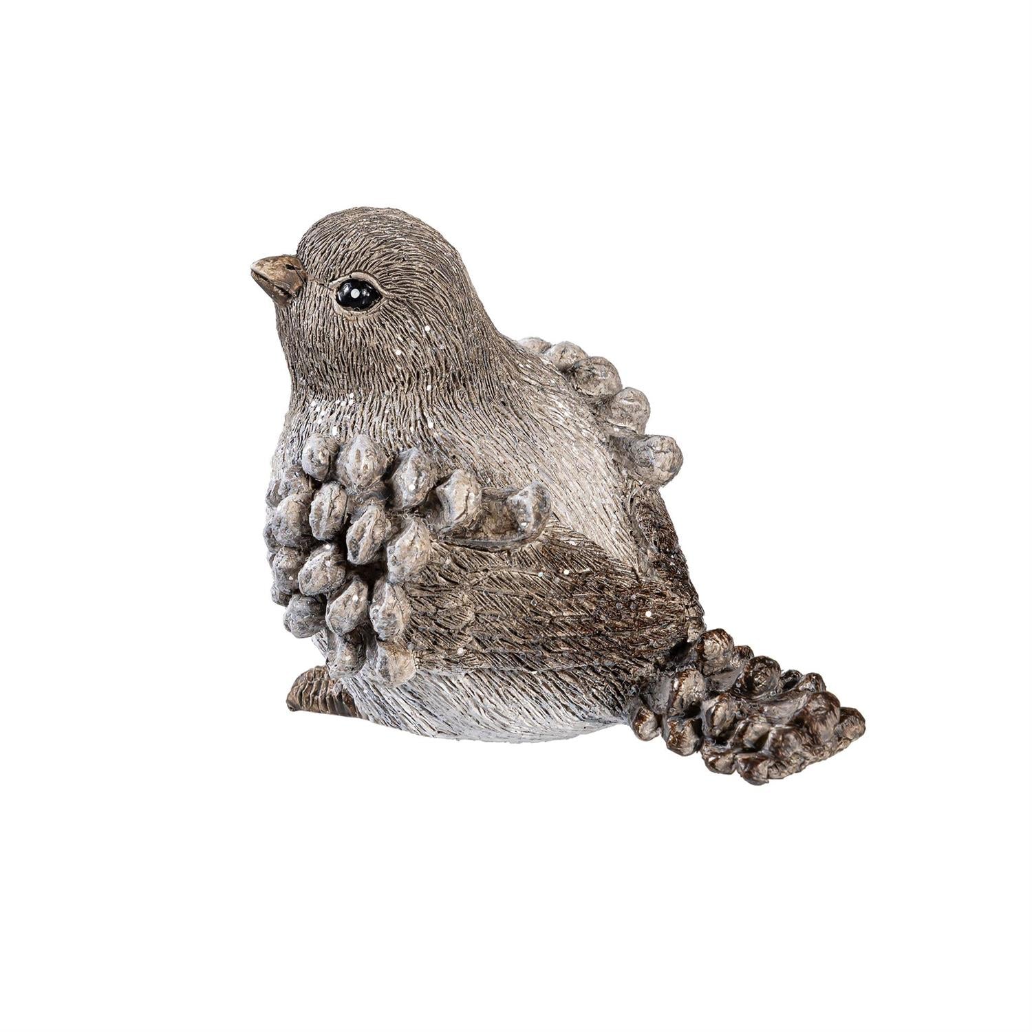 Evergreen Woodland Storybook Winter Bird Resin Table Decor - Set of 2 - Image 5
