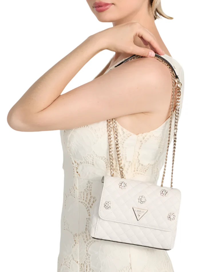 GUESS Everlee Mini Convertible Crossbody Handbag - Image 3