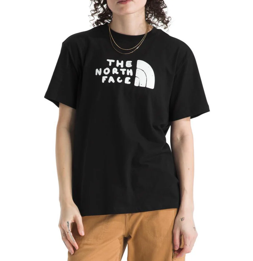 The North Face Womens Evolution Sketch Logo Half Dome Graphic Short-Sleeve T-Shirt - Image 2
