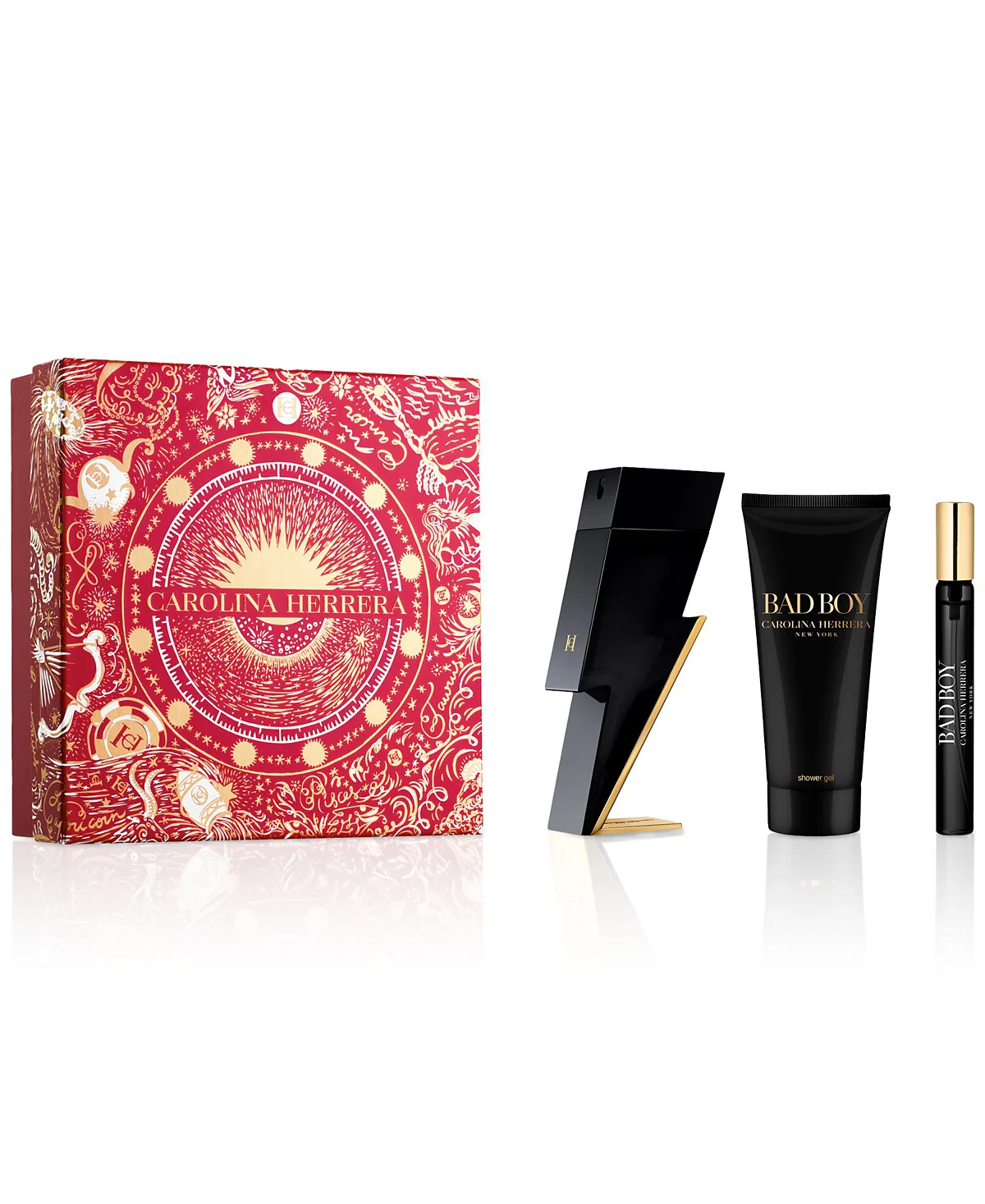 Carolina Herrera Bad Boy Eau de Toilette 3-Piece Gift Set