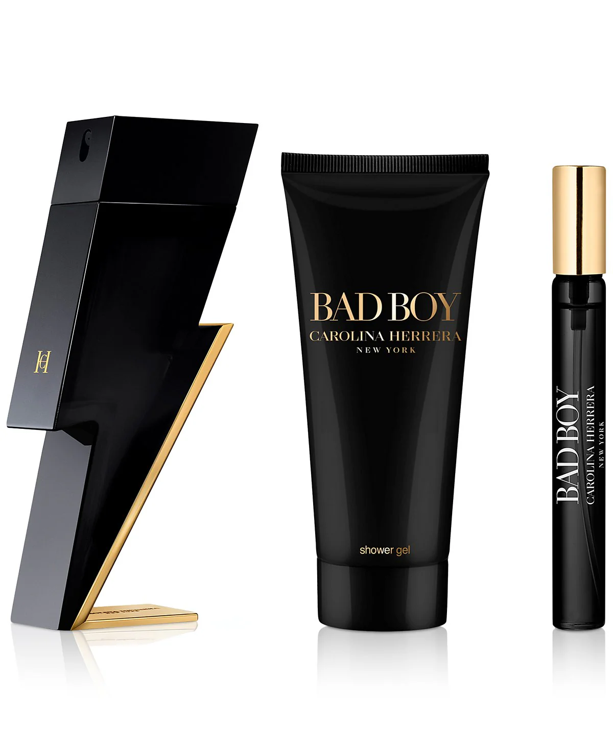 Carolina Herrera Bad Boy Eau de Toilette 3-Piece Gift Set - Image 2
