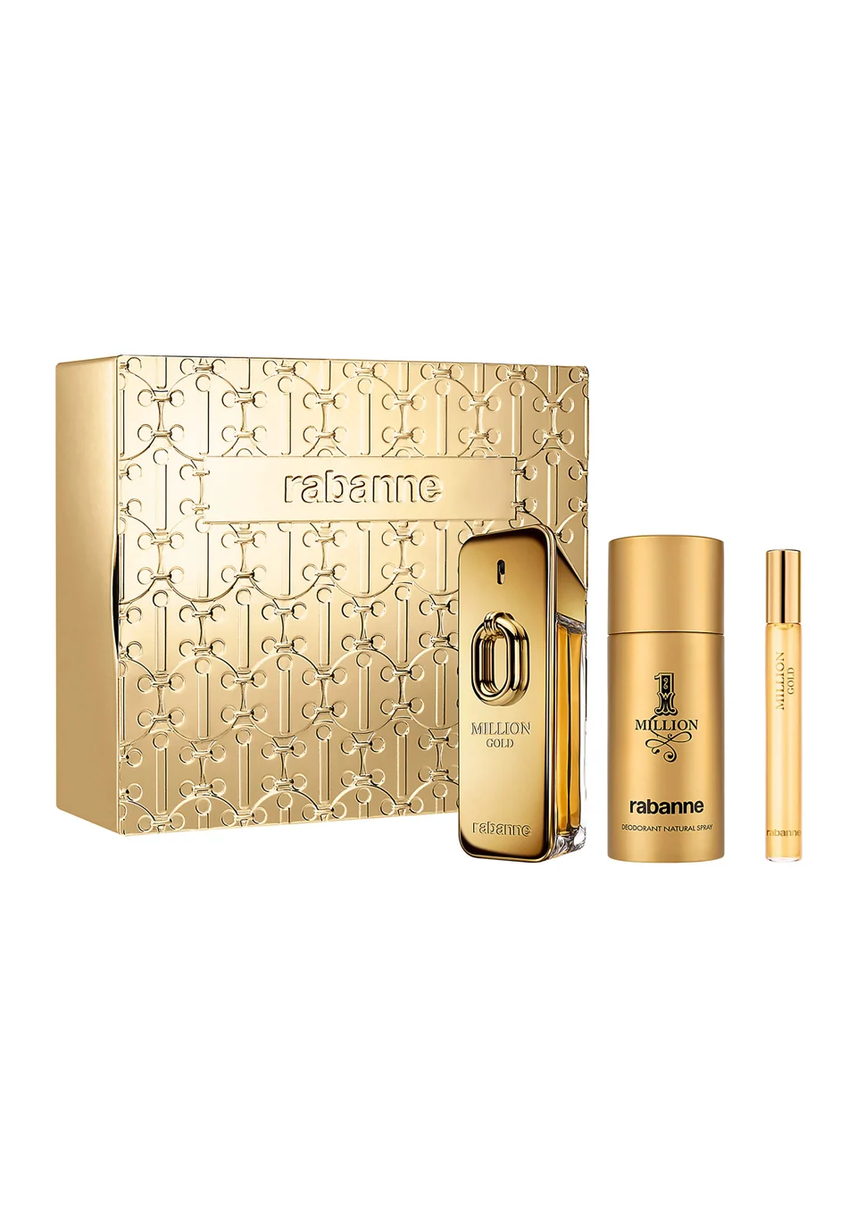 Rabanne 1 Million Gold Eau de Parfum Intense 3-Piece Gift Set