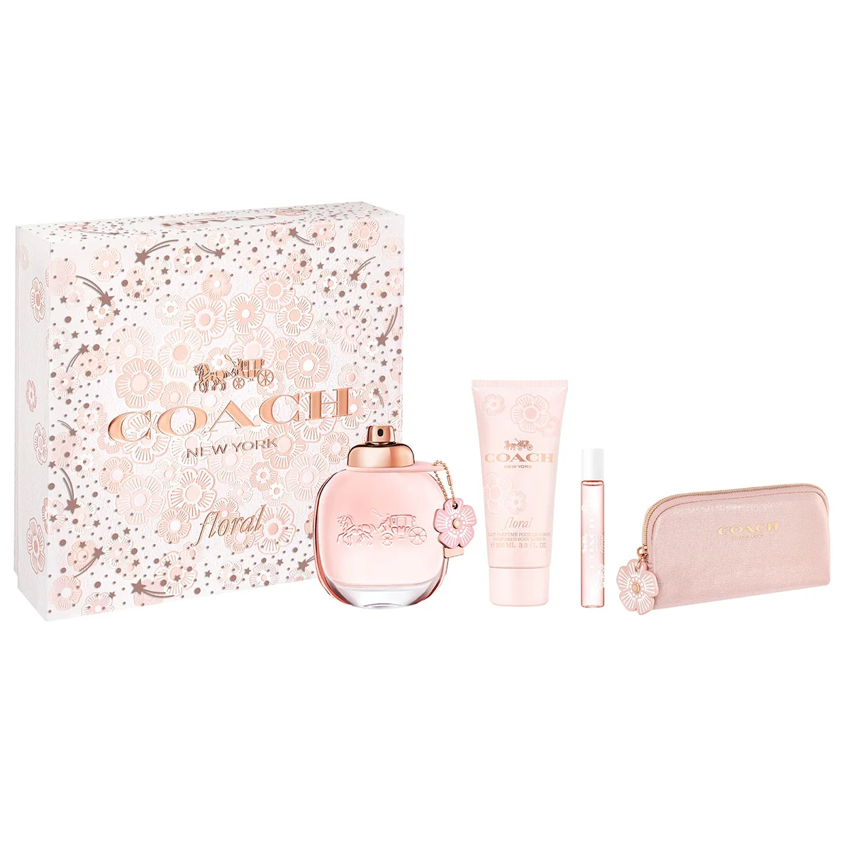 Coach Floral Eau De Parfum Gift Set - 4 Piece