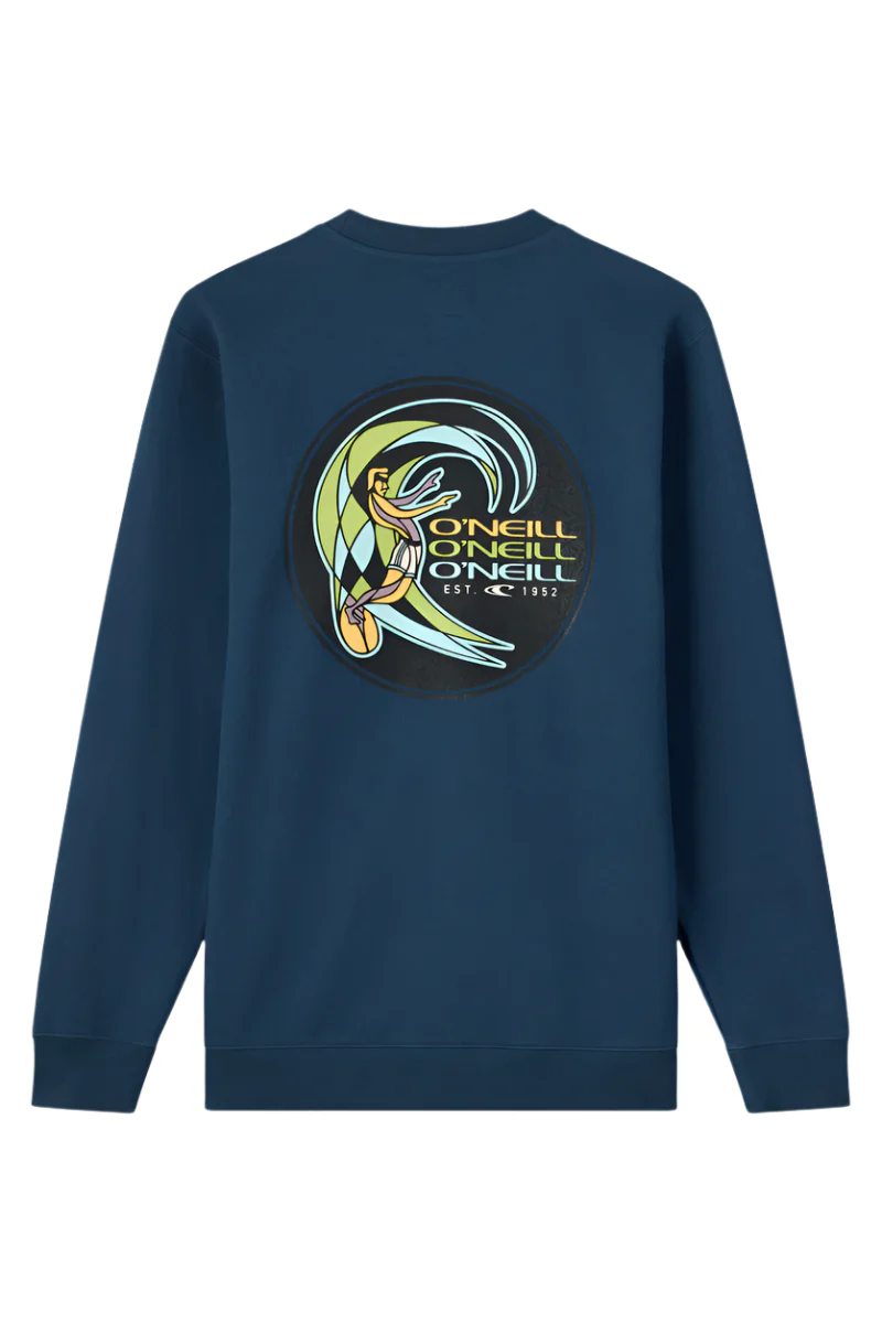 O'Neill Mens Fifty Two Cliffs Fleece Crew Neck Sweatshirt - Image 2