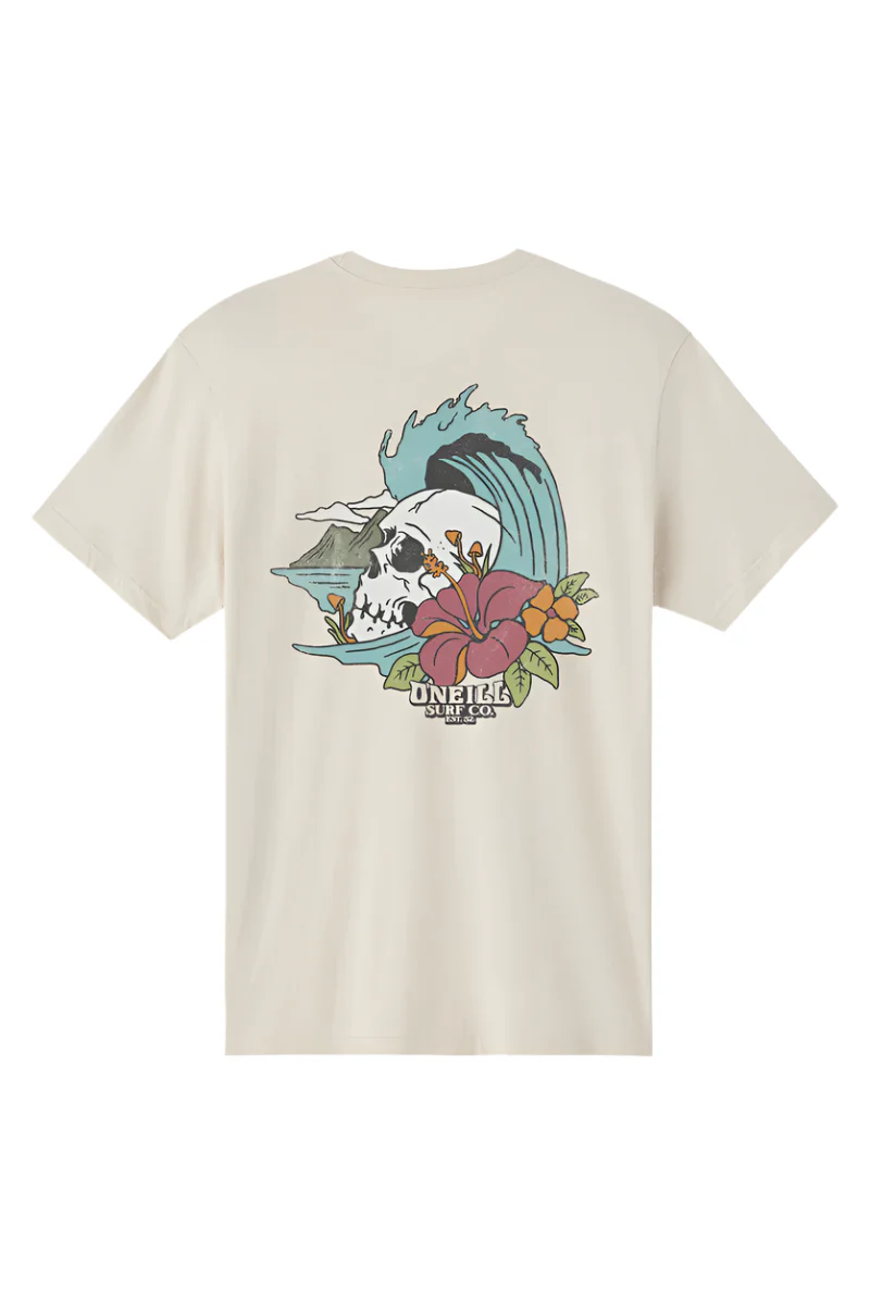 O'Neill Mens Skull Island Standard Fit Short Sleeve T-Shirt
