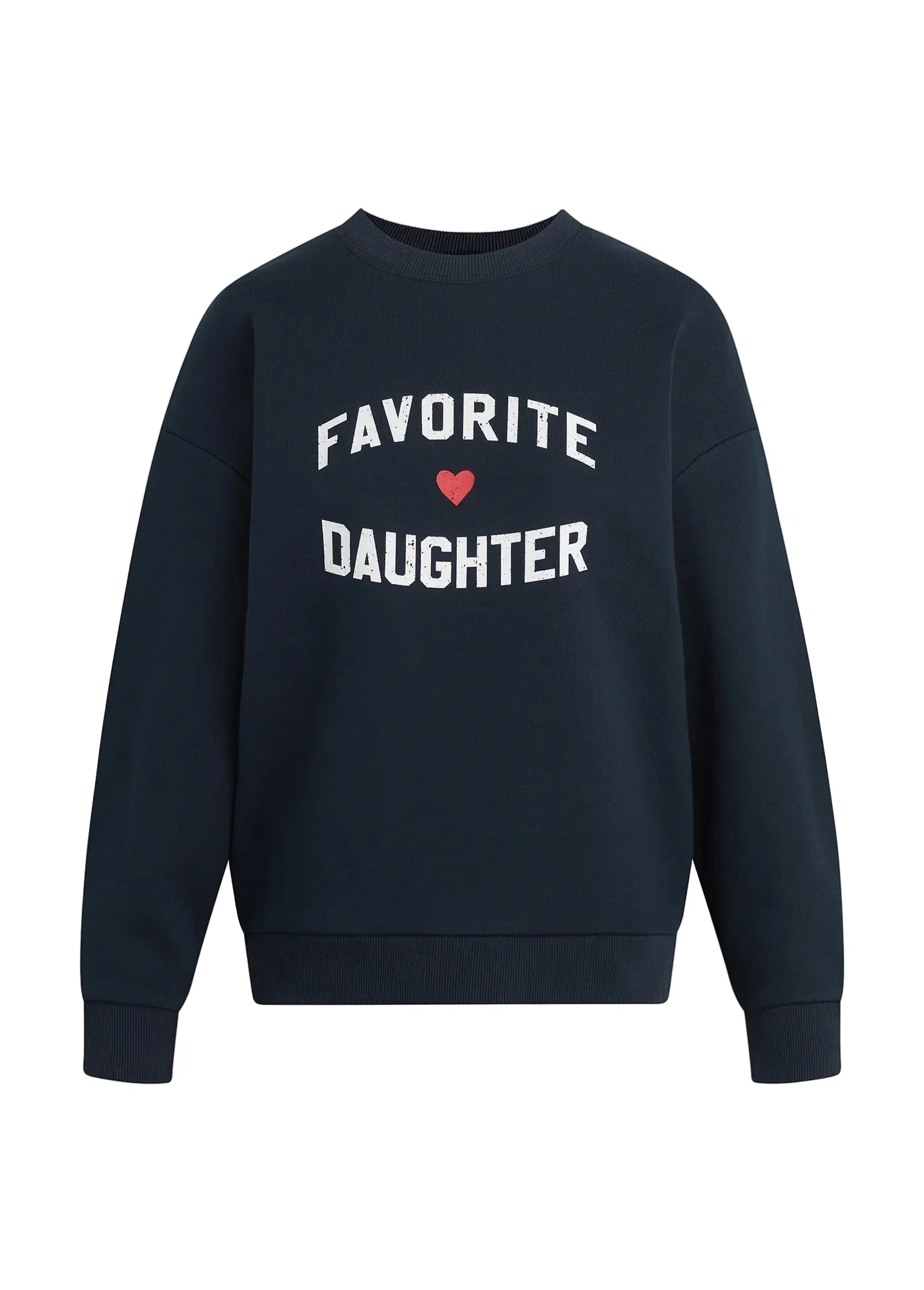 Favorite Daughter Womens Heart Logo Sweatshirt