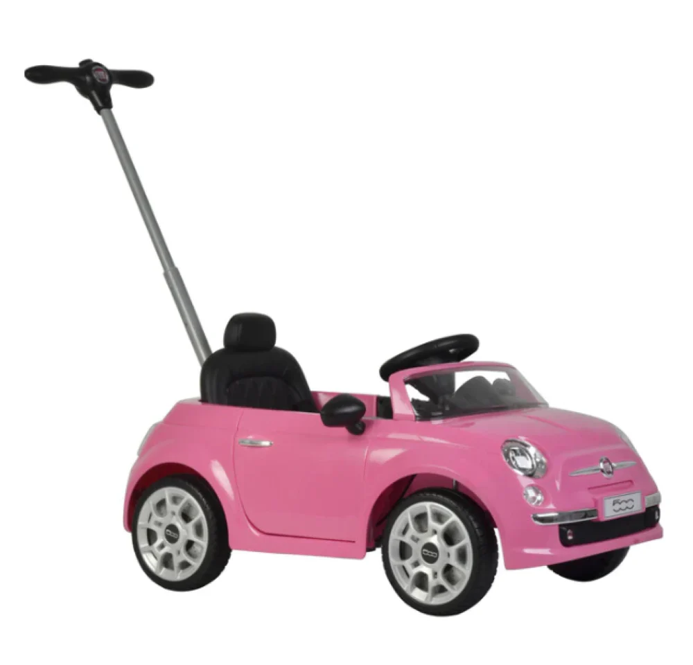 Best Ride On Cars Fiat 500 Push Car Stroller - Image 3