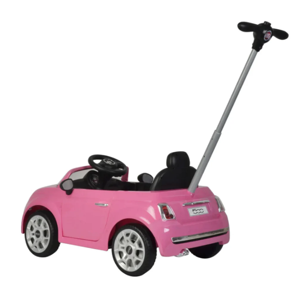 Best Ride On Cars Fiat 500 Push Car Stroller - Image 4