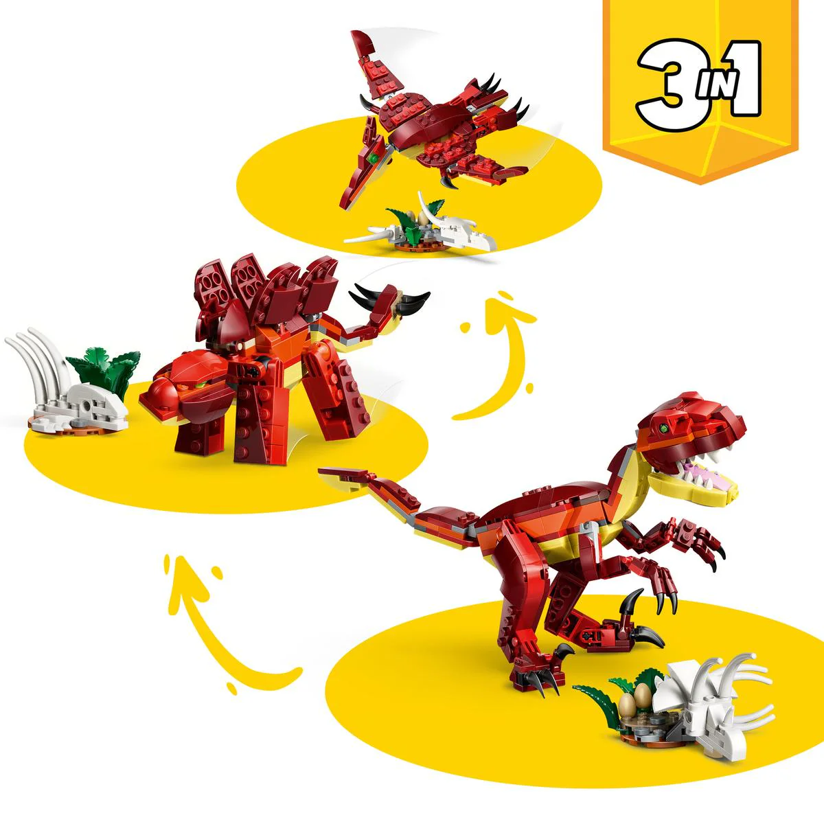 LEGO Creator 3 In 1 Fierce Dinosaur - Image 2