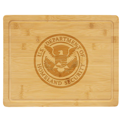 Fire & Pine U.S. DHS Medium Bamboo Cutting Board